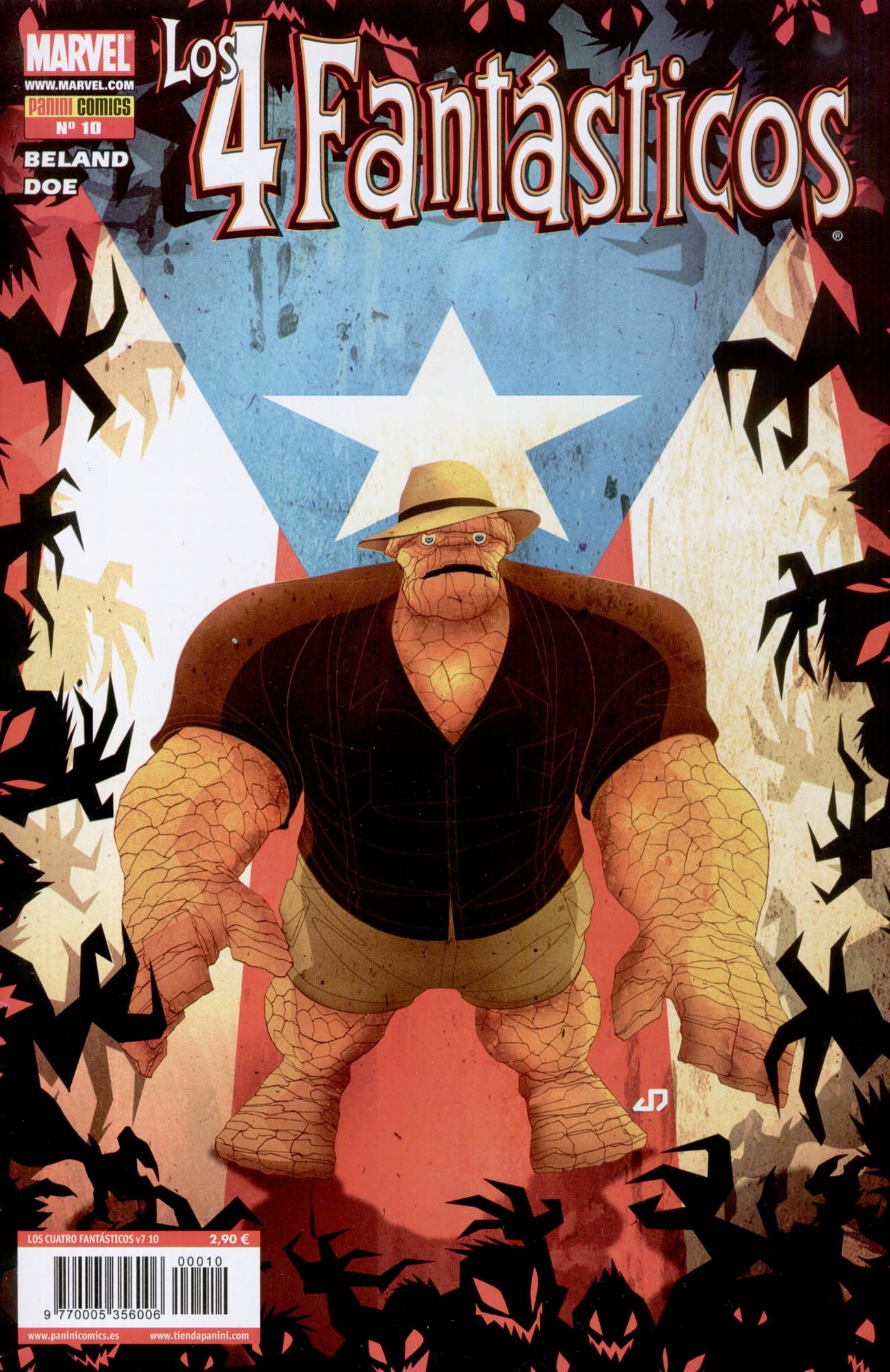 Portada ampliada de Los 4 Fantásticos