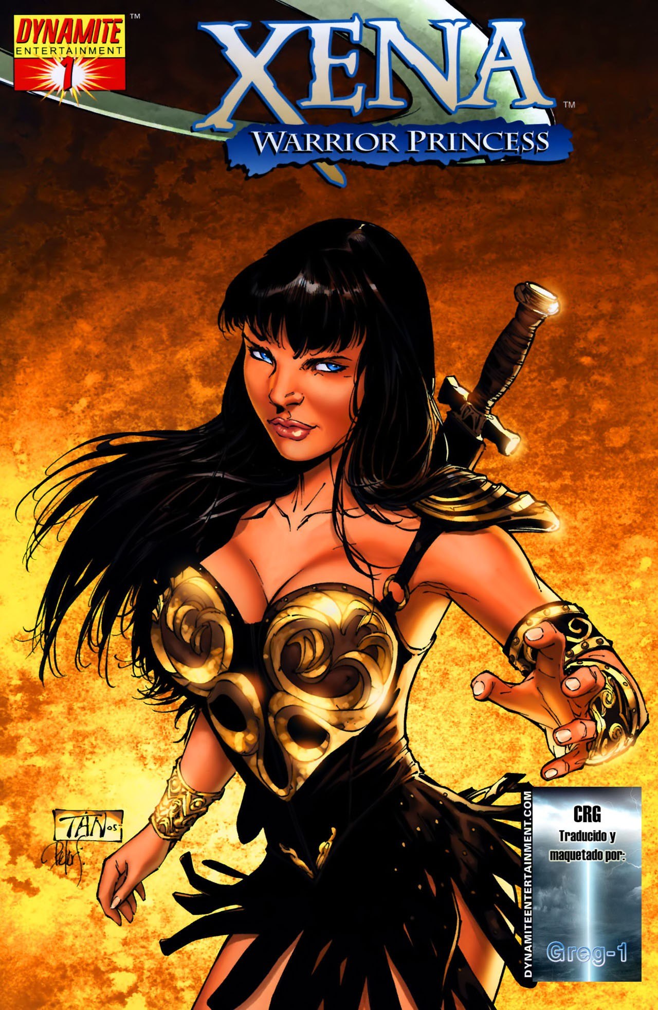 Portada ampliada de XENA WARRIOR PRINCESS