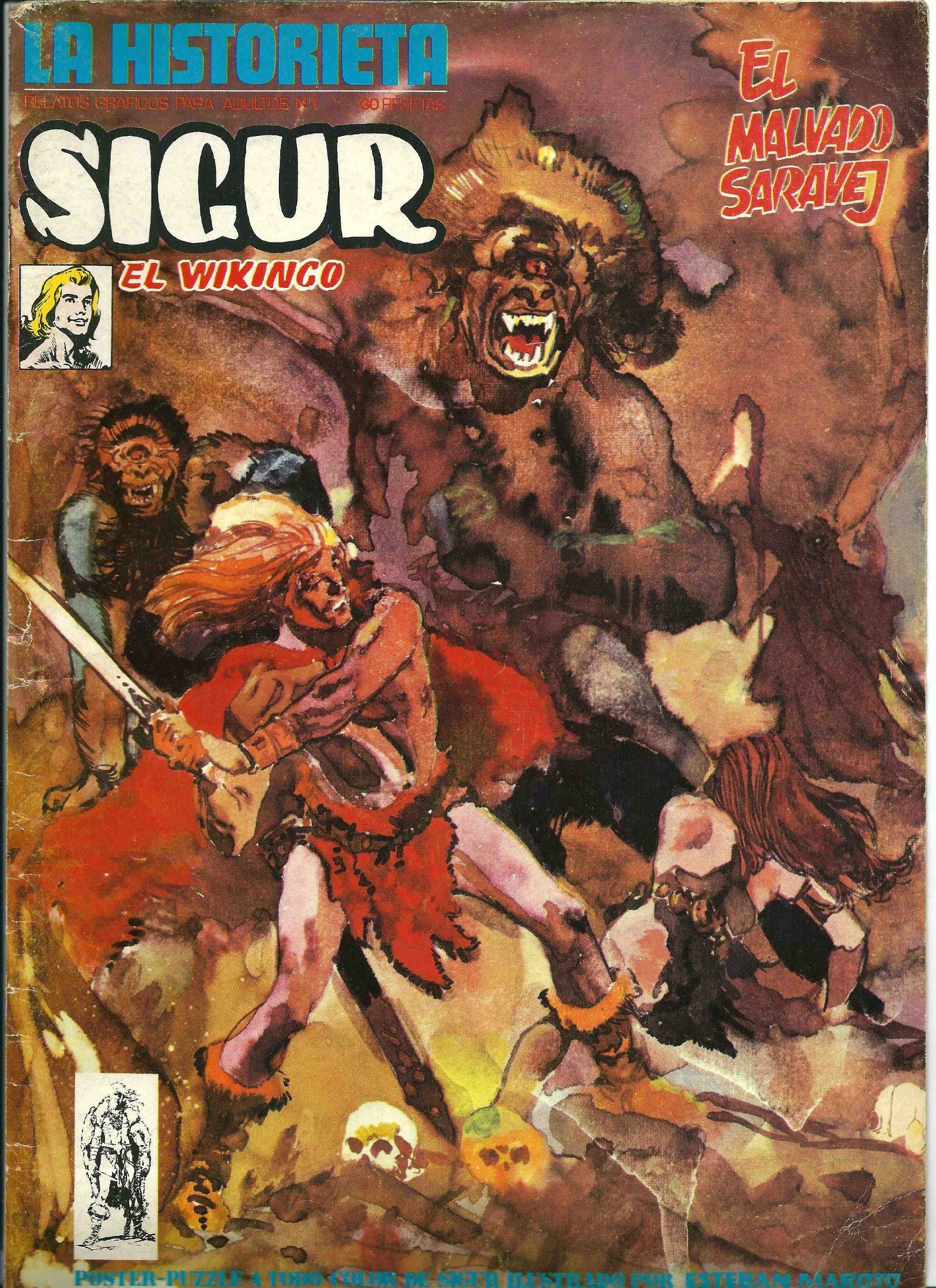 Portada ampliada de SICUR EL VIKINGO
