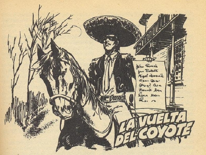 Portada ampliada de La vuelta del coyote