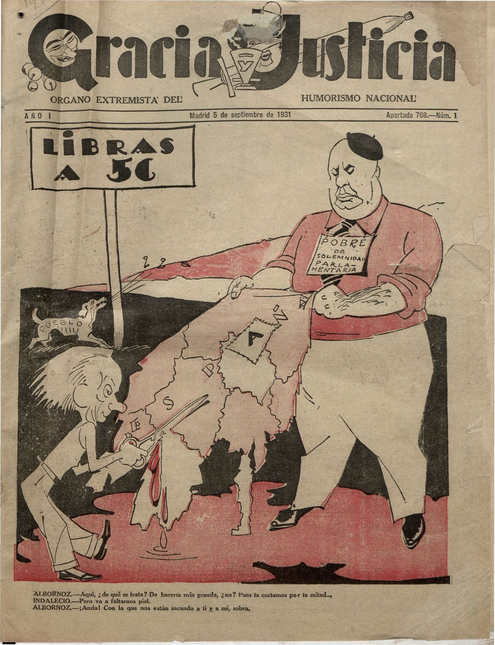 Portada ampliada de Gracia Justicia