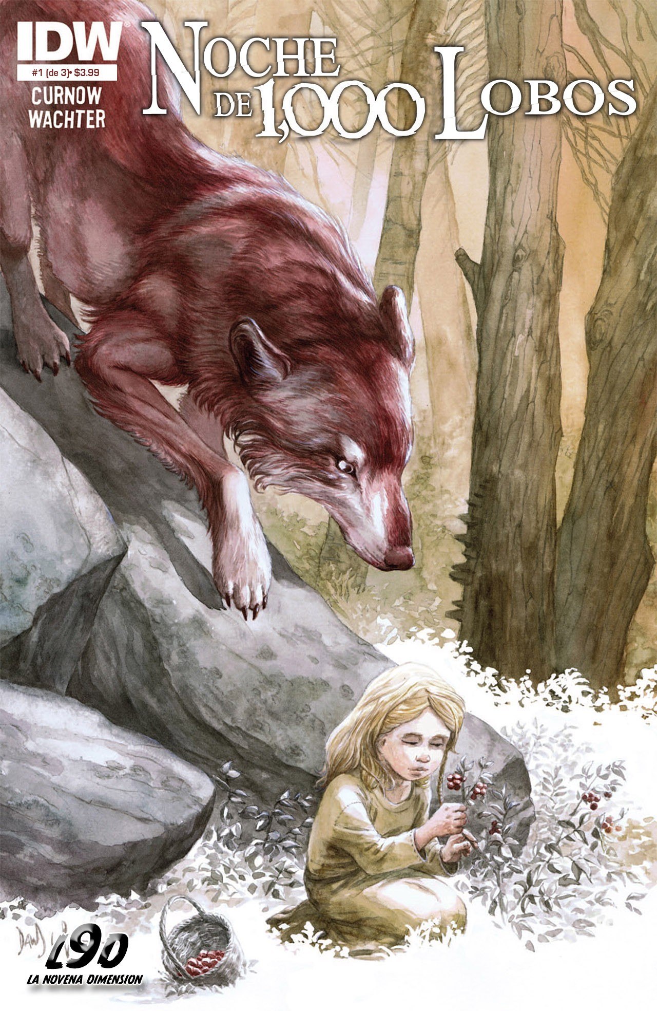 Portada ampliada de Noche de 1000 Lobos