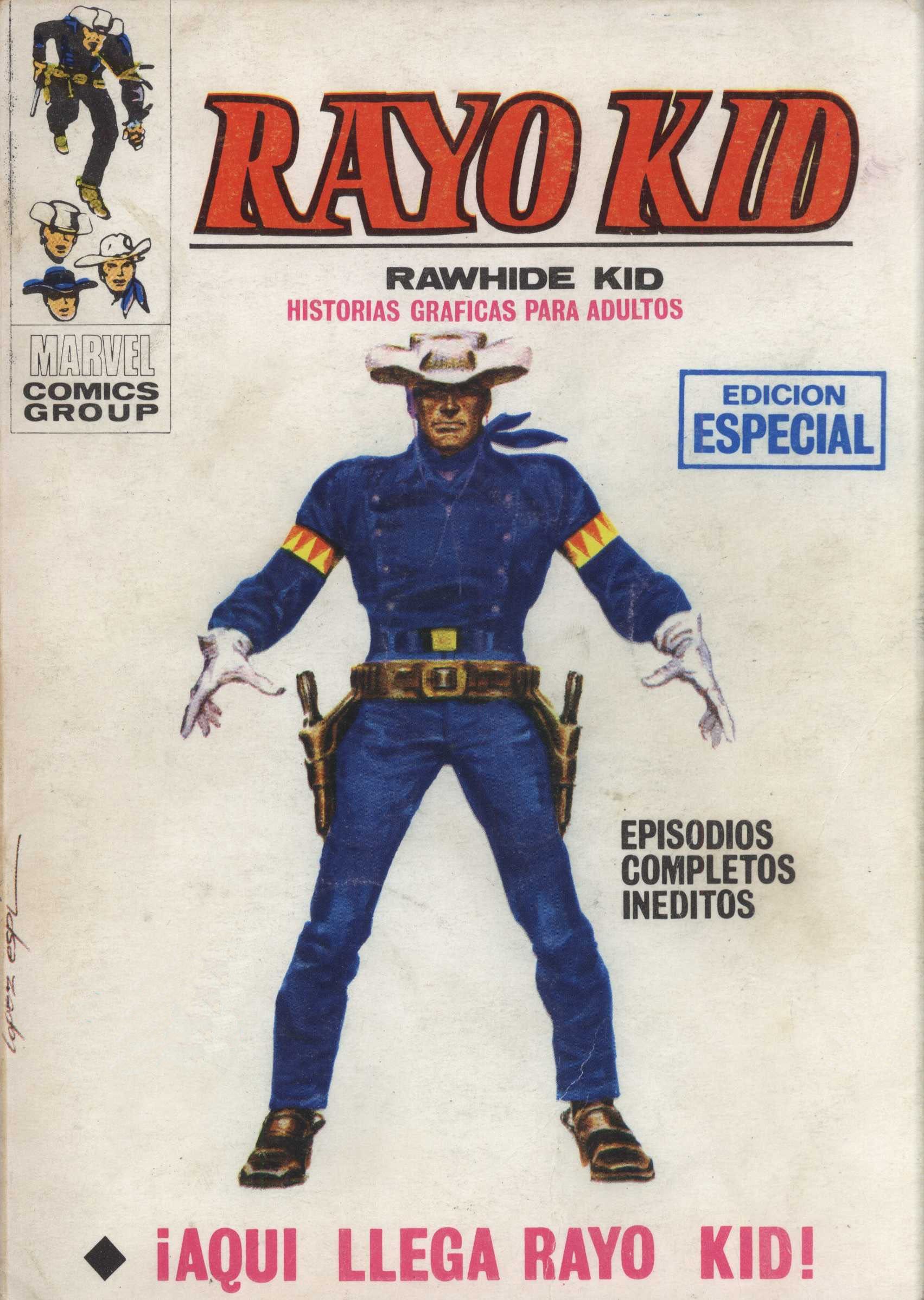 Portada ampliada de RAYO KID