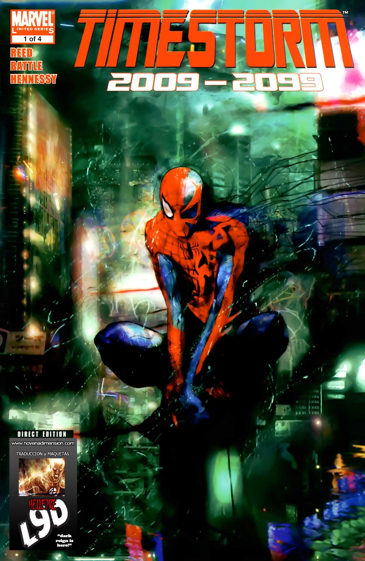 Portada ampliada de TIMESTORM 2009-