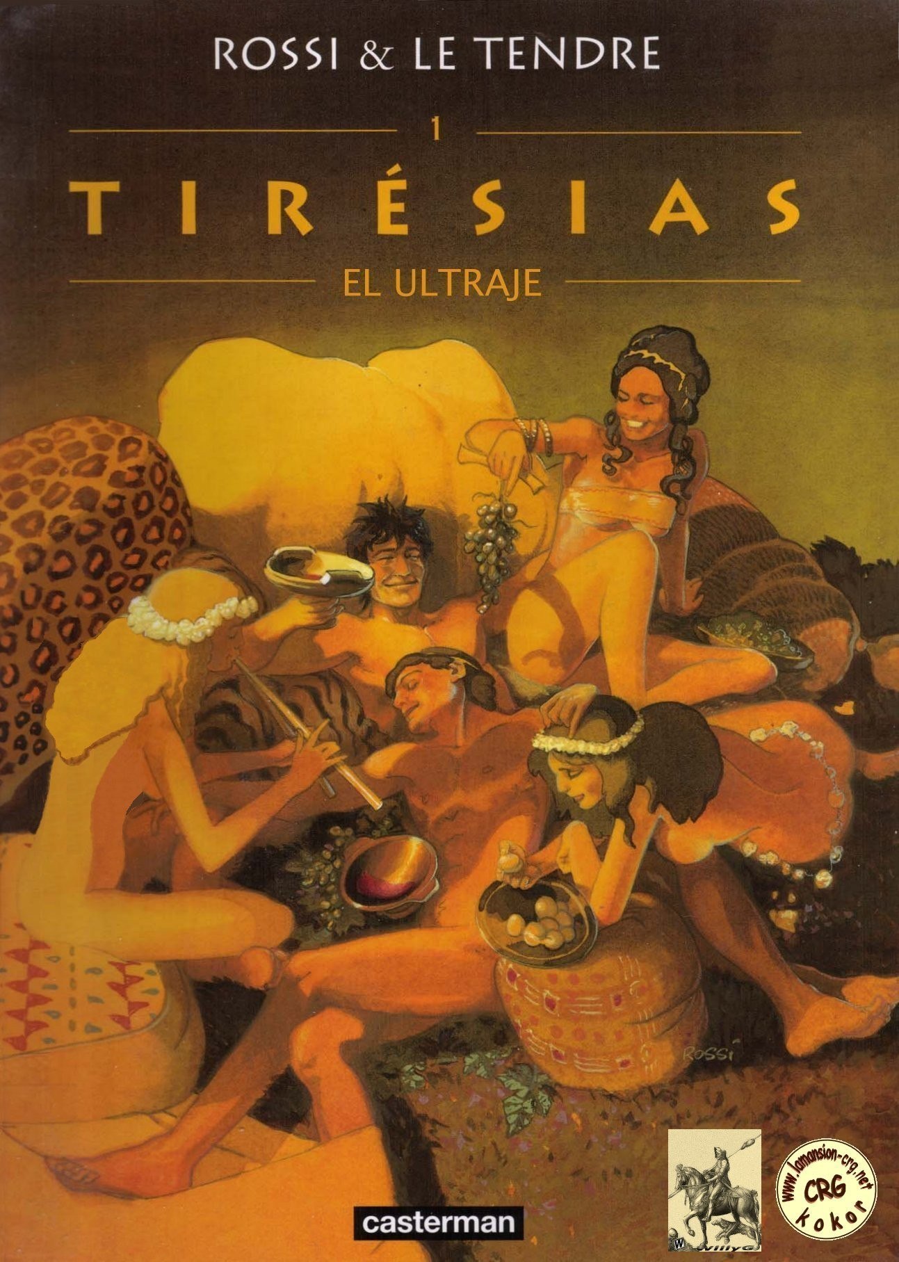 Portada ampliada de TIRÉSIAS EL ULTRAJE