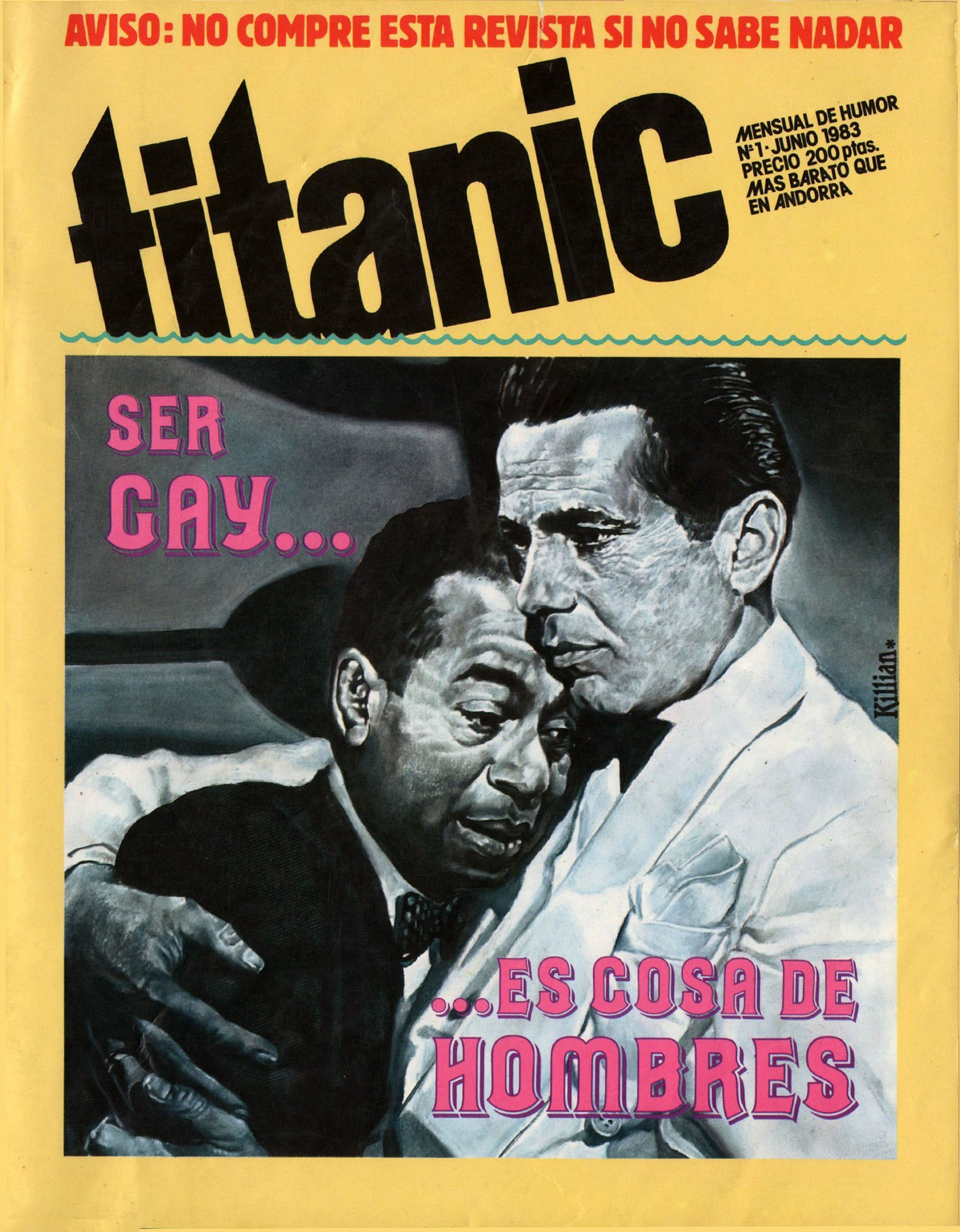 Portada ampliada de titanic