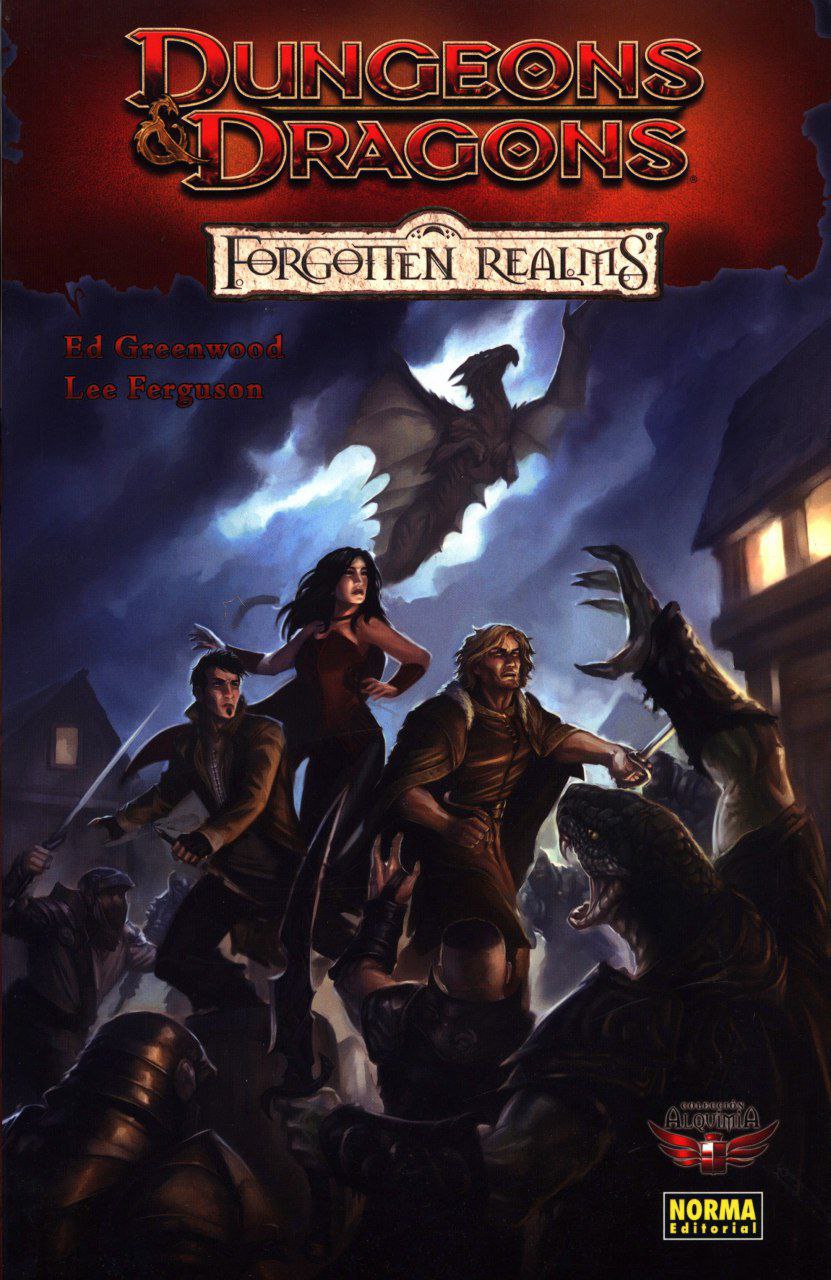 Portada ampliada de Dungeons & Dragons Forgotten Realms