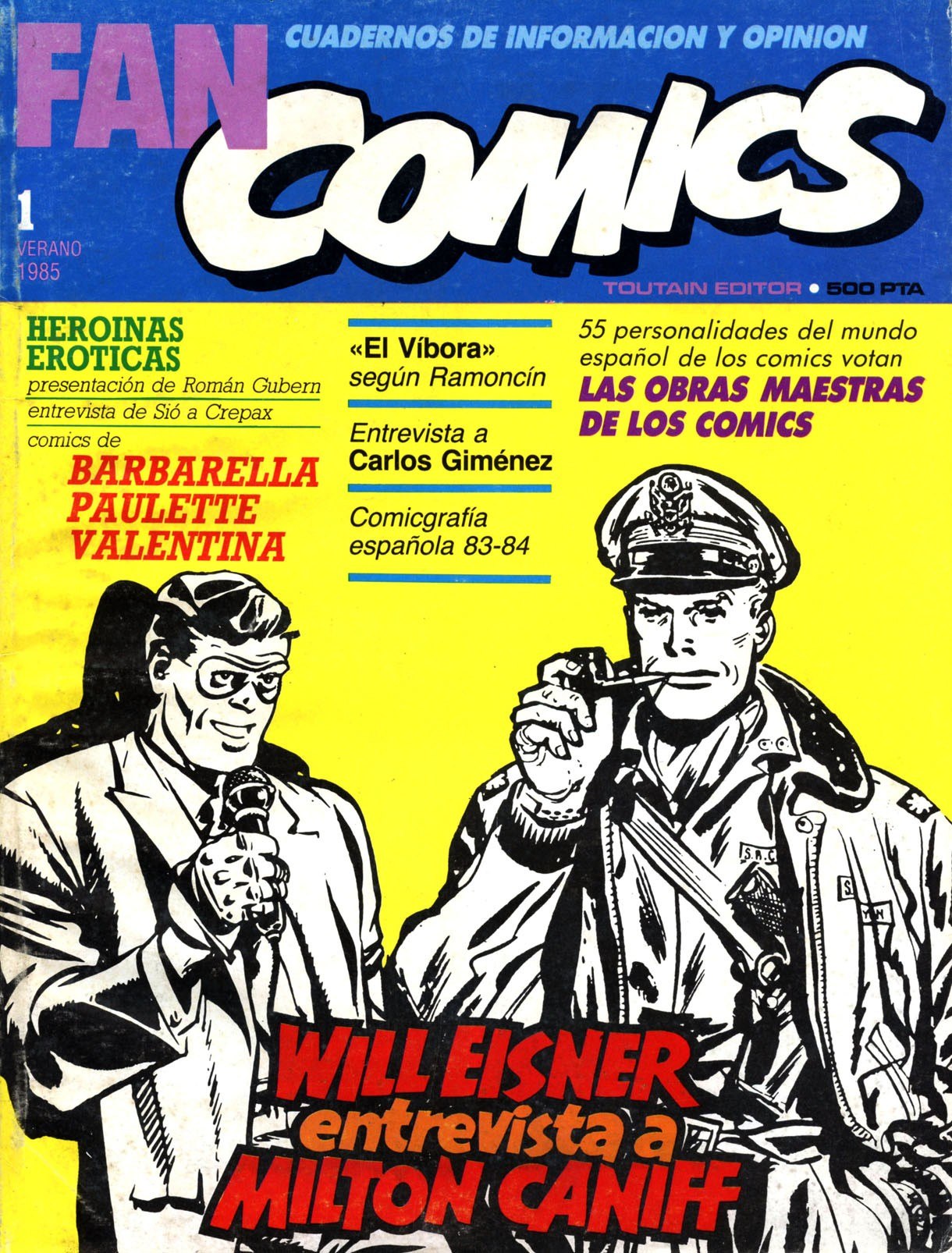 Portada ampliada de FAN COMICS