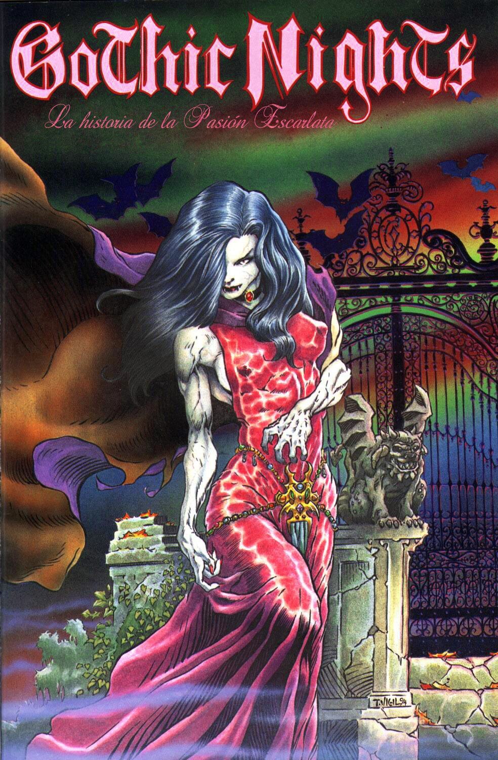 Portada ampliada de Gothic Nights