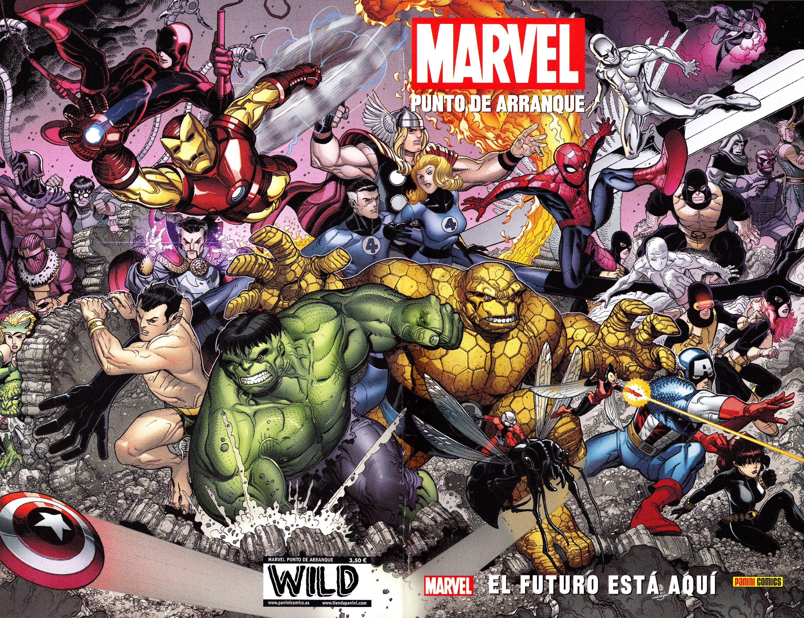 Portada ampliada de MARVEL PUNTO DE ARRANQUE