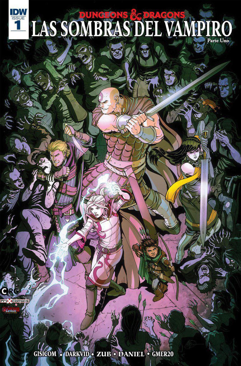 Portada ampliada de Dungeons & Dragons Las Sombras del Vampiro