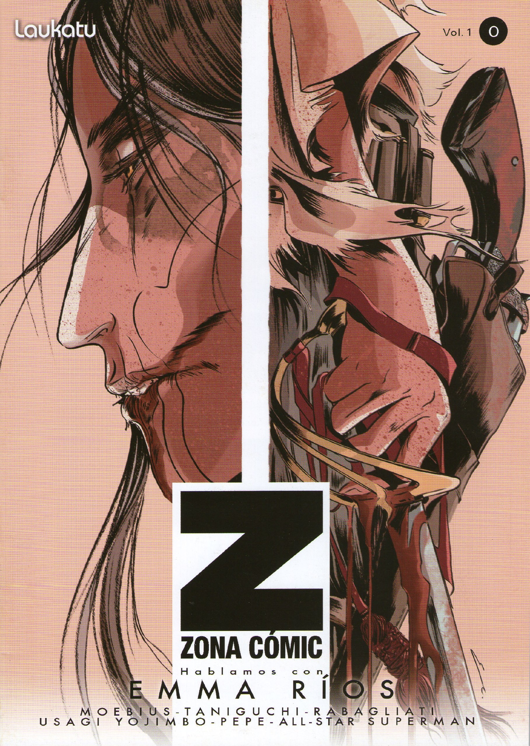 Portada ampliada de Z Zona Comic Vol1 (Revista)(Ed.Laukatu)(2013)