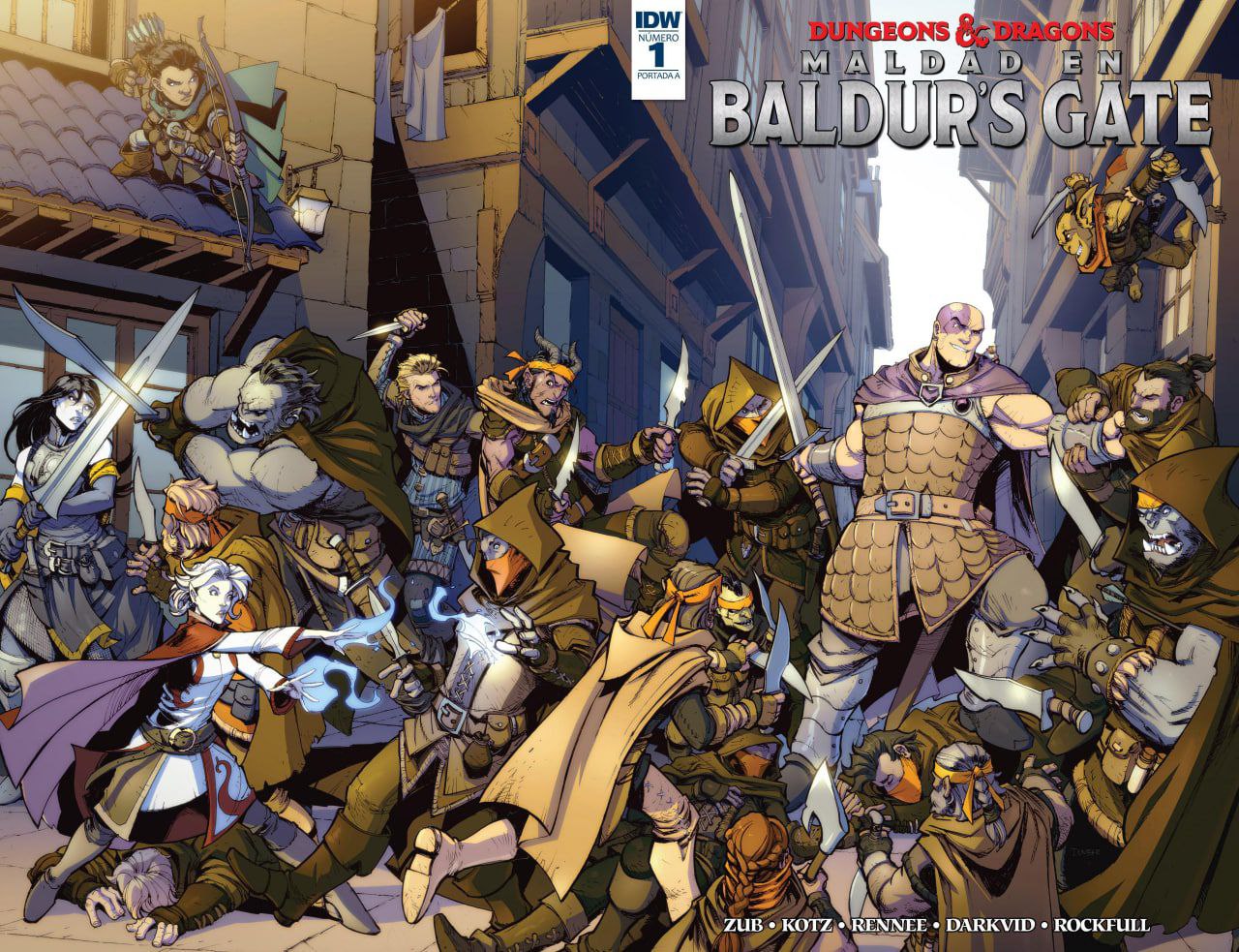 Portada ampliada de Maldición de Baldur's Gate