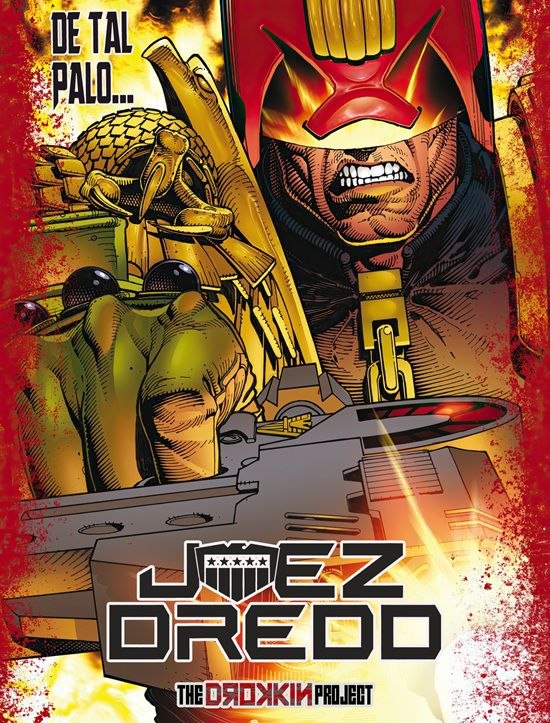 Portada ampliada de Juez Dredd
