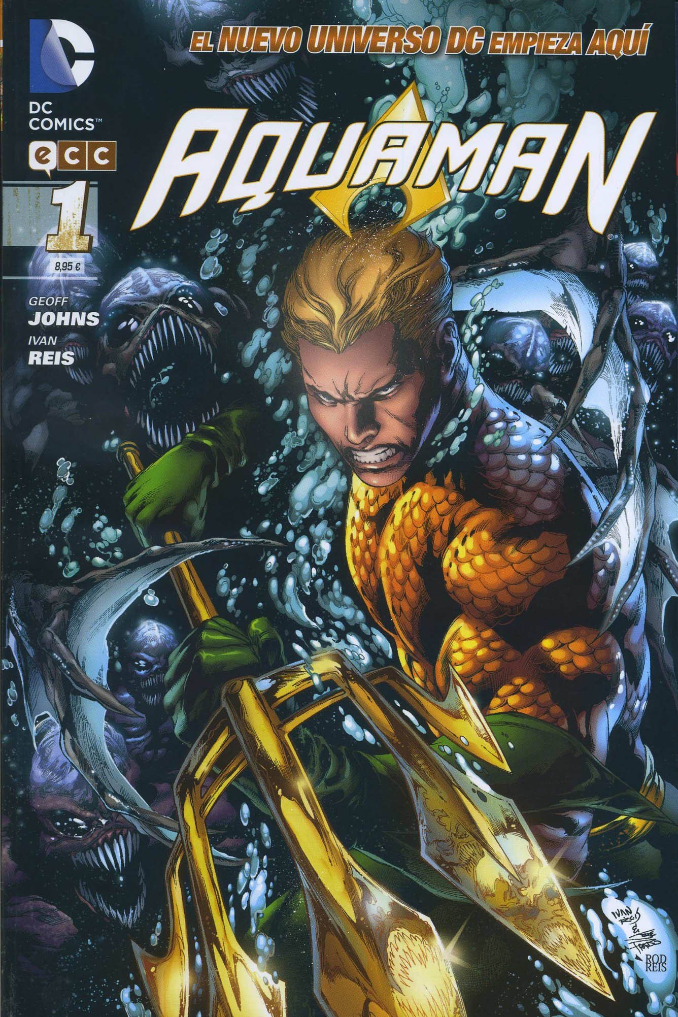 Portada ampliada de AQUAMAN