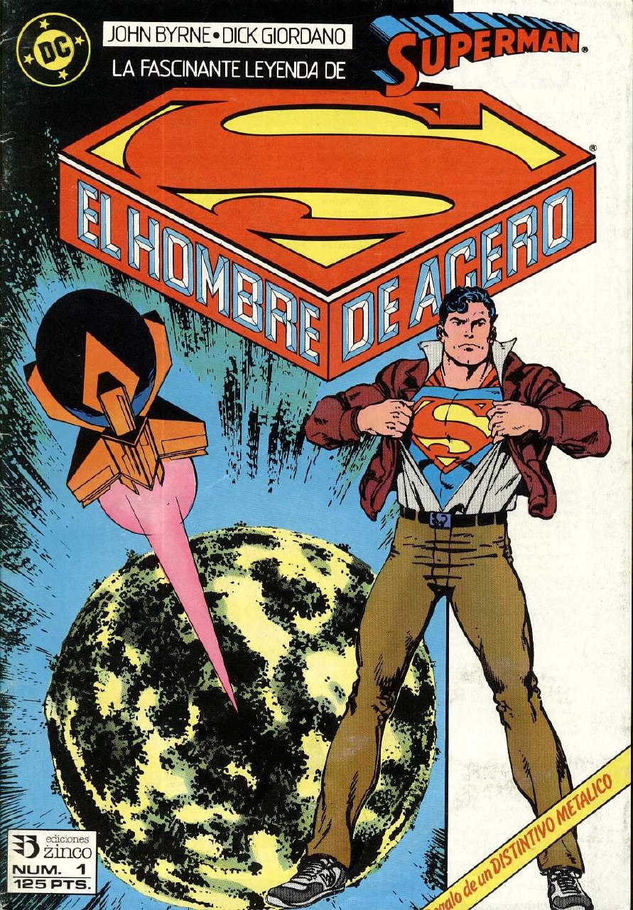 Portada ampliada de EL HOMBRE DE ACERO