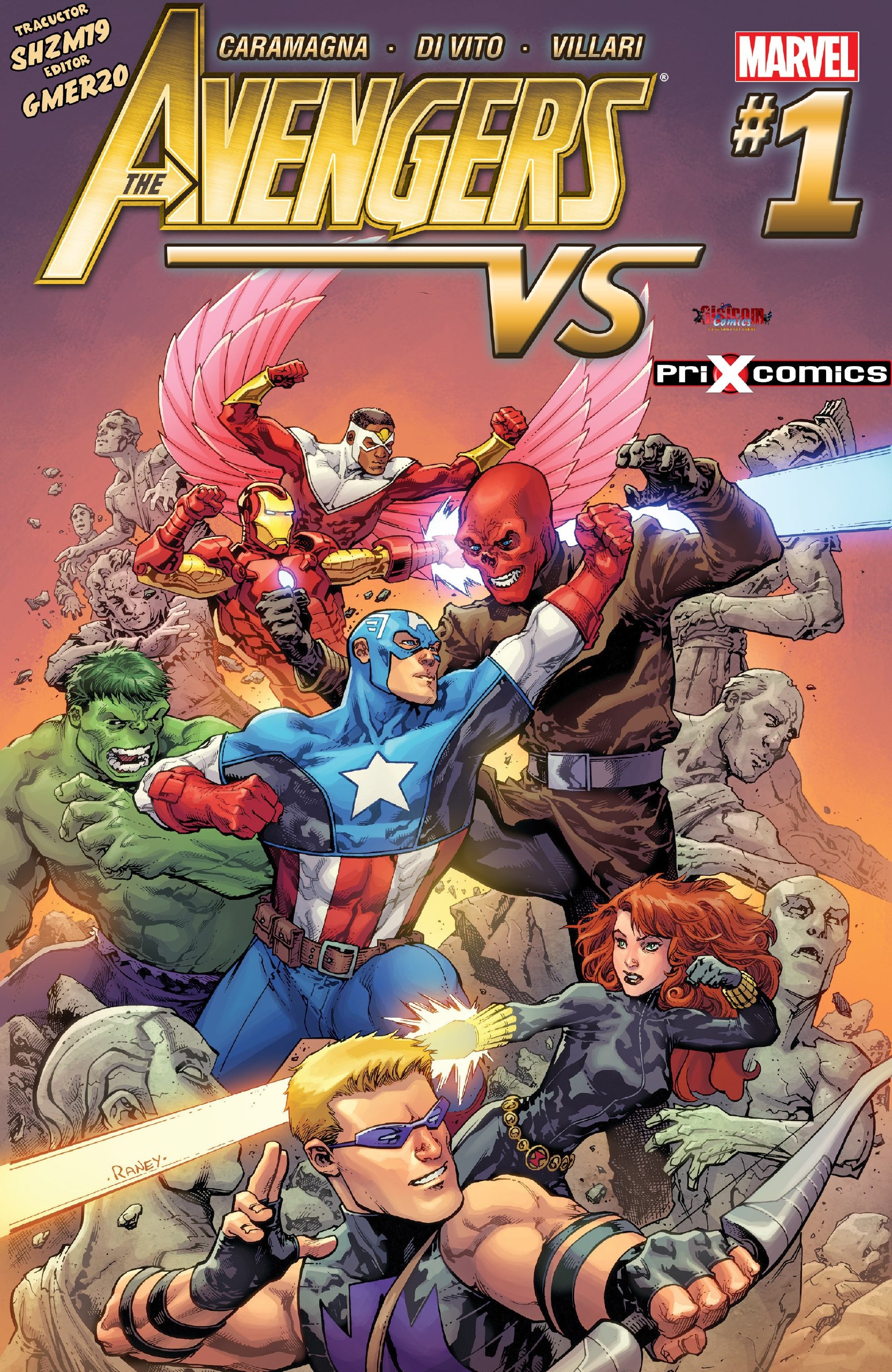 Portada ampliada de AVENGERS VS