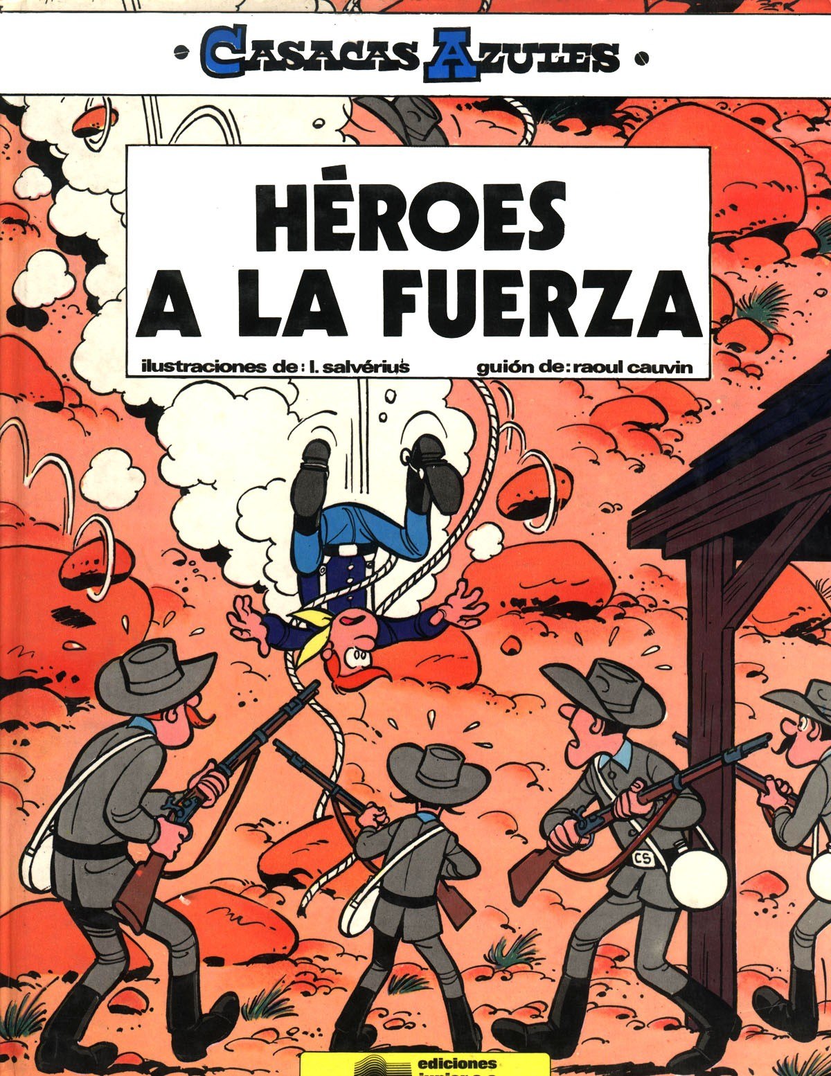 Portada ampliada de HÉROES A LA FUERZA