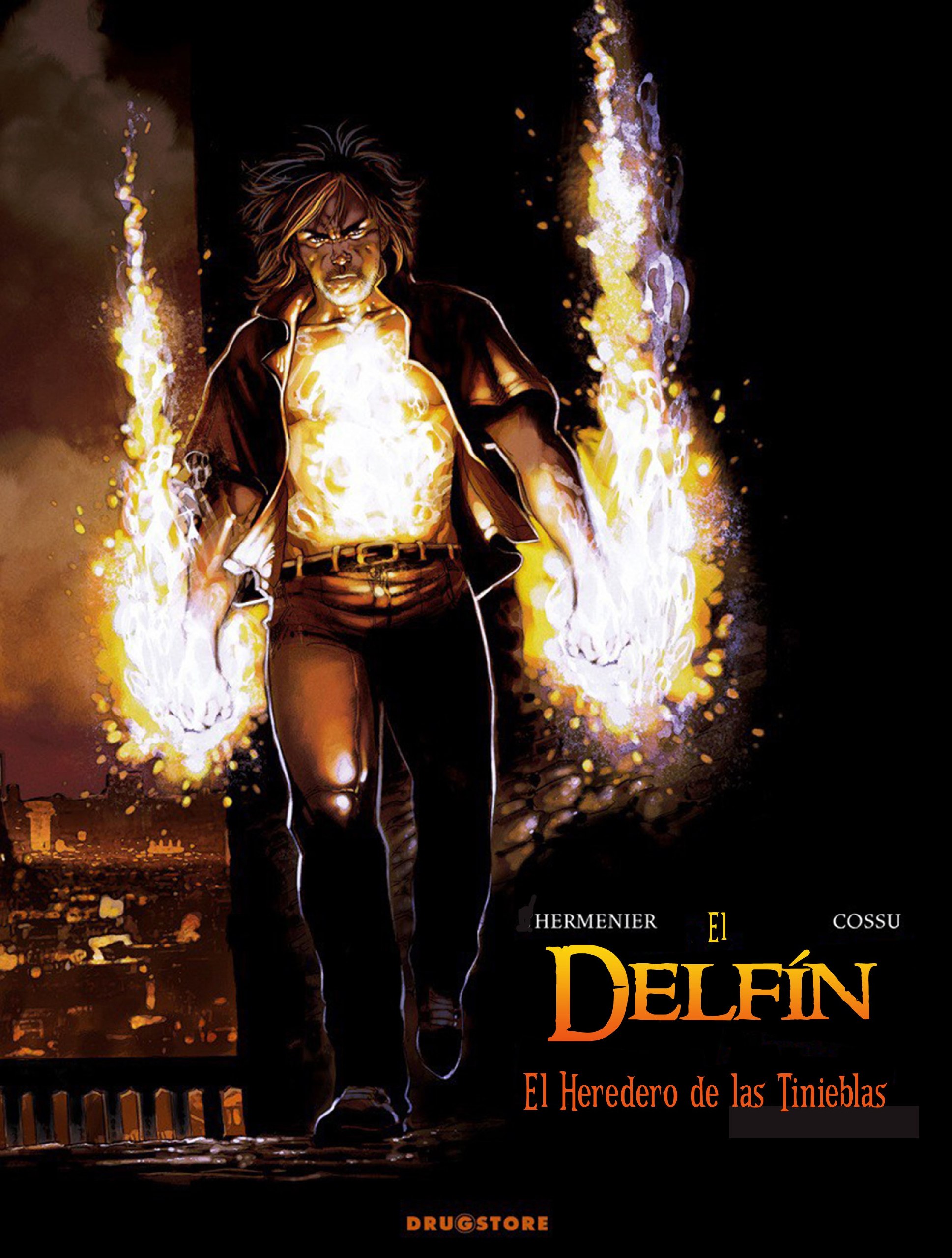 Portada ampliada de Delfín El Heredero de las Tinieblas