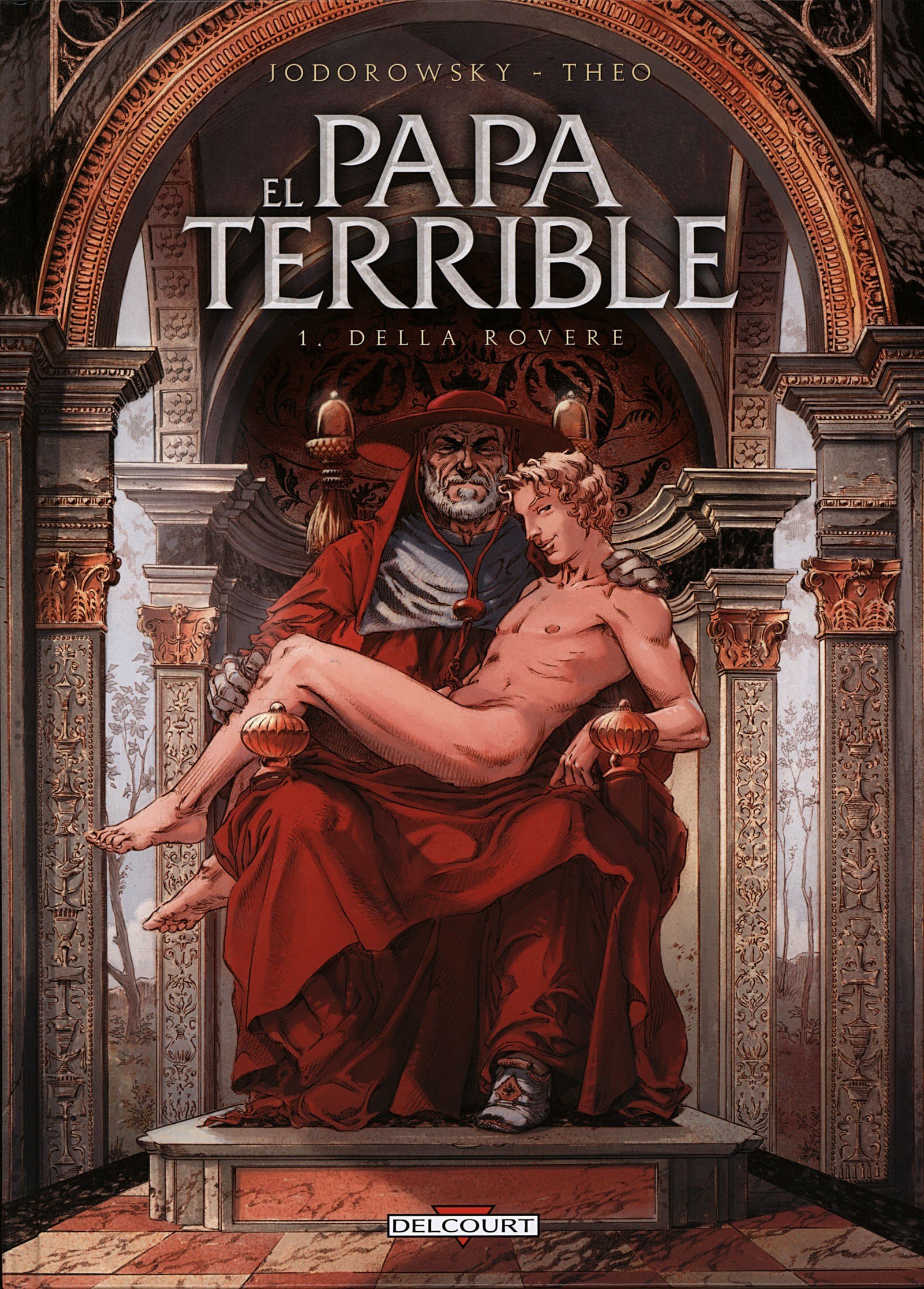 Portada ampliada de El Papa Terrible