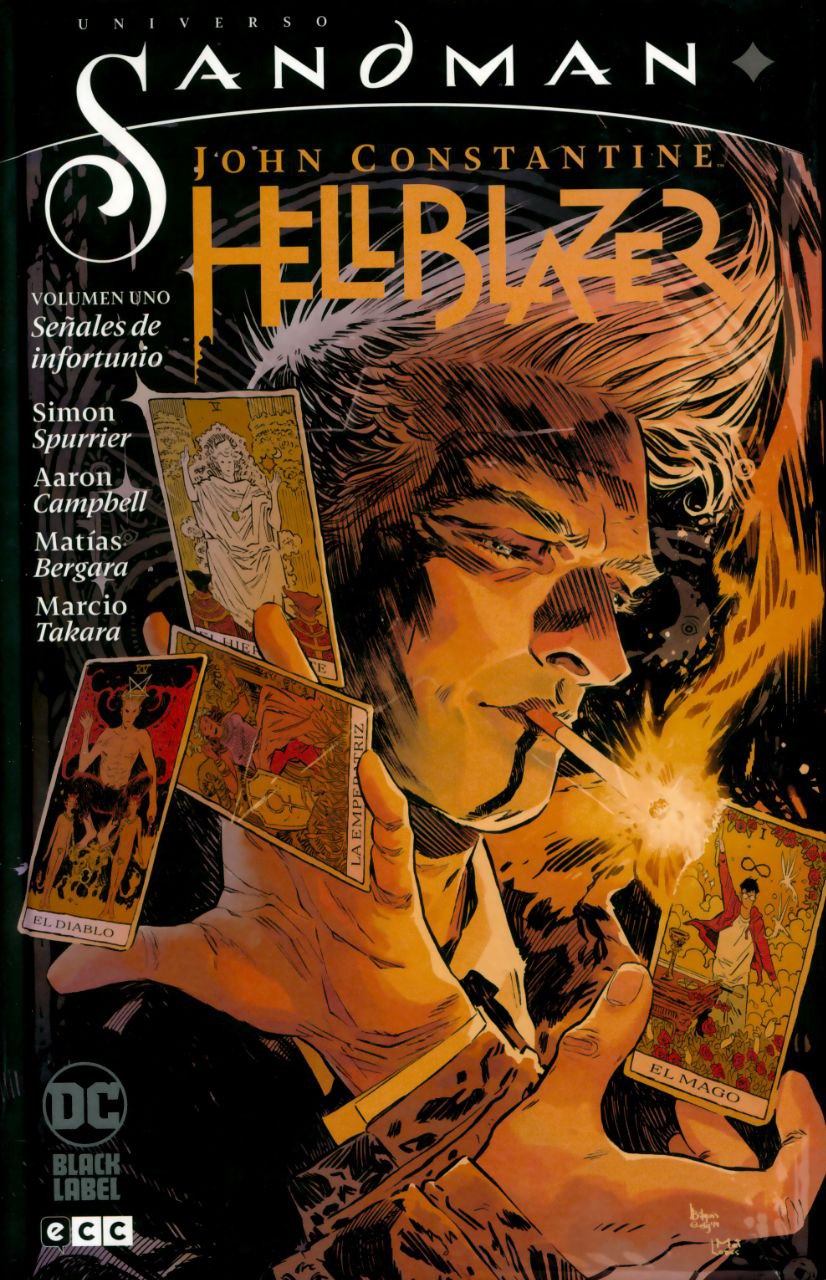 Portada ampliada de Hellblazer