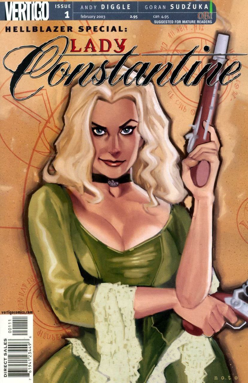 Portada ampliada de Hellblazer Special: Lady Constantine