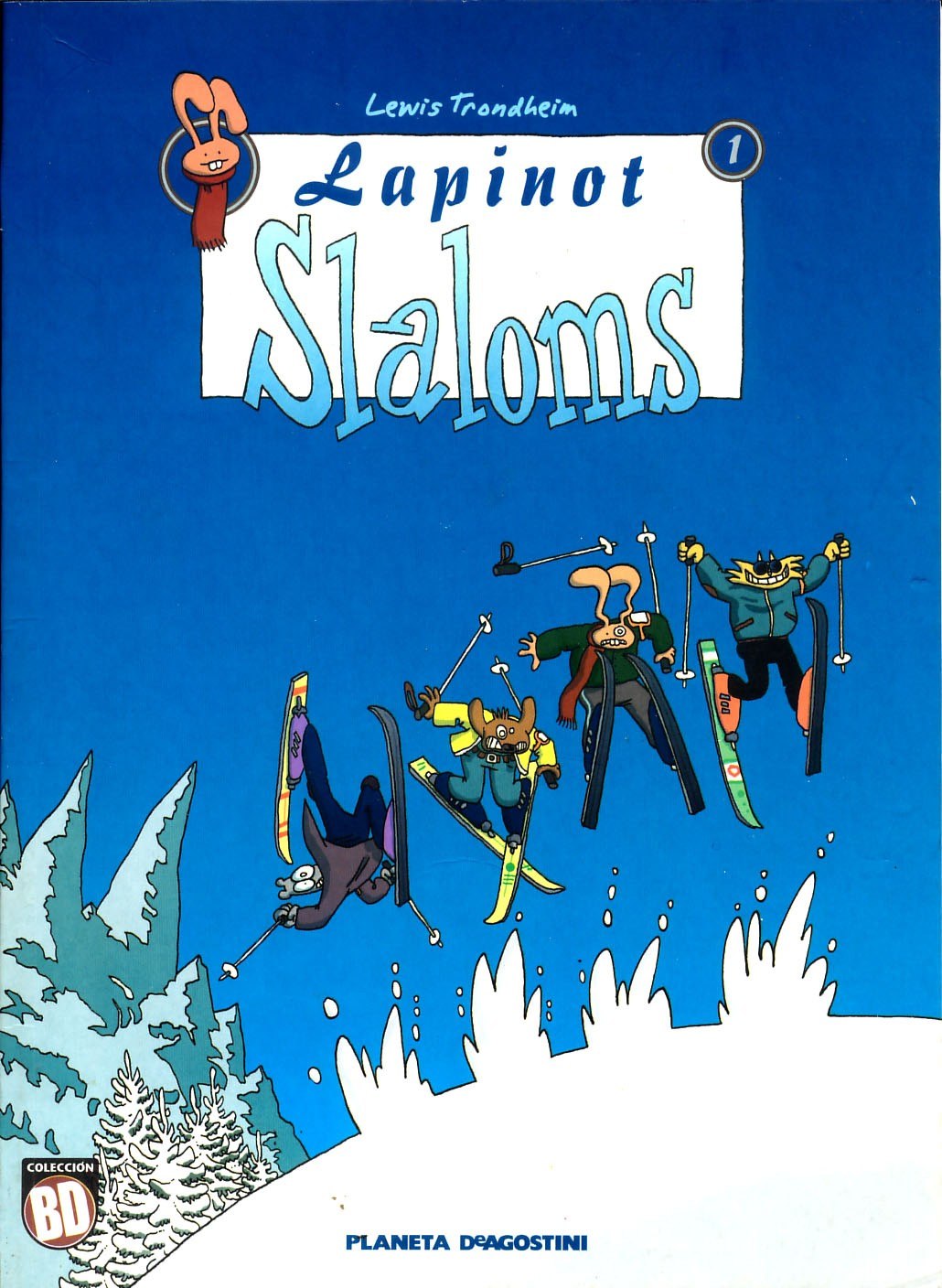 Portada ampliada de Lapinot Slaloms