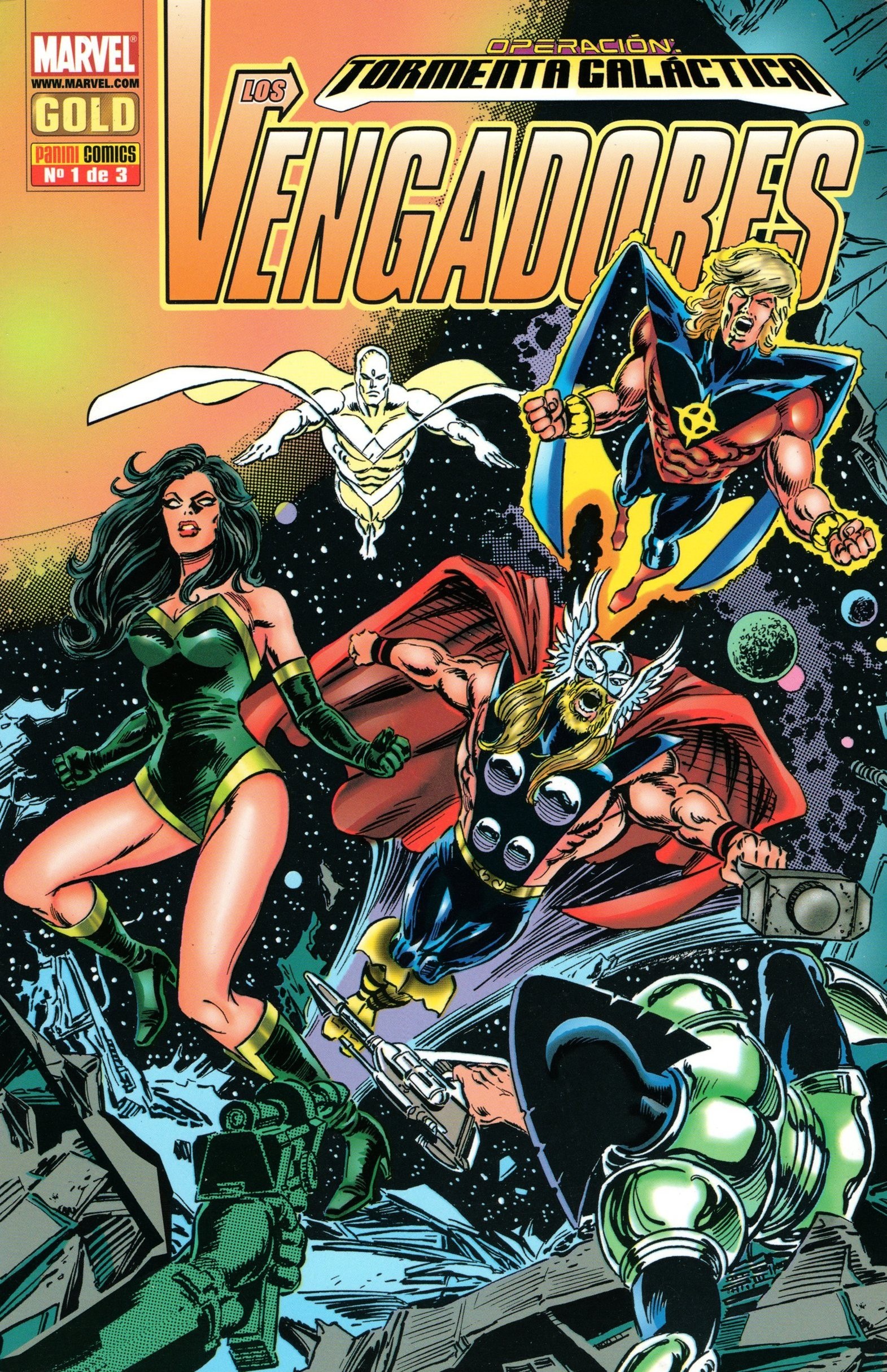 Portada ampliada de Vengadores