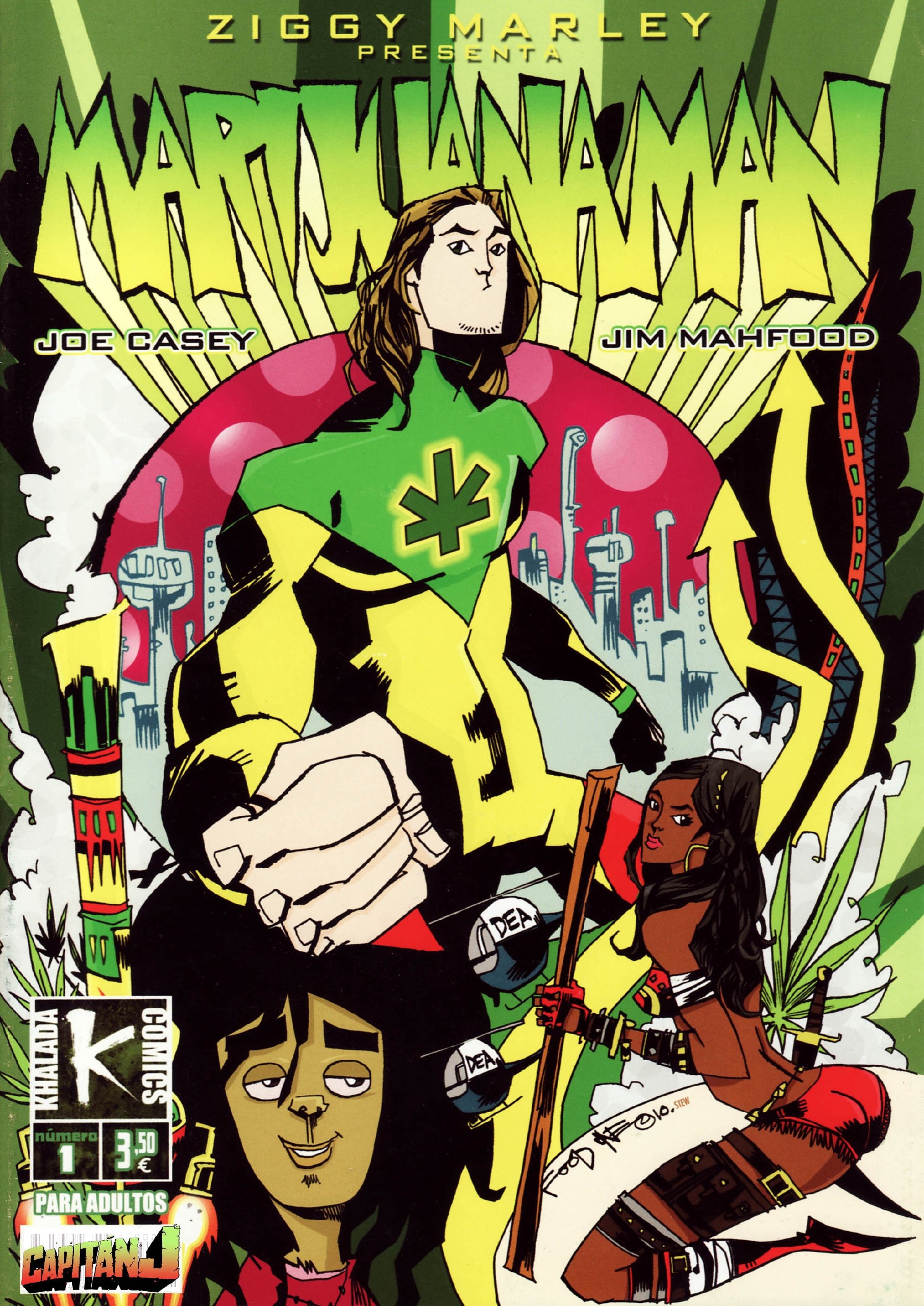 Portada ampliada de MARTIAN MAN