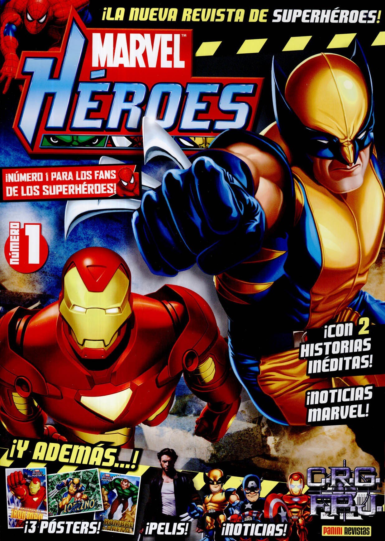 Portada ampliada de Marvel Heroes
