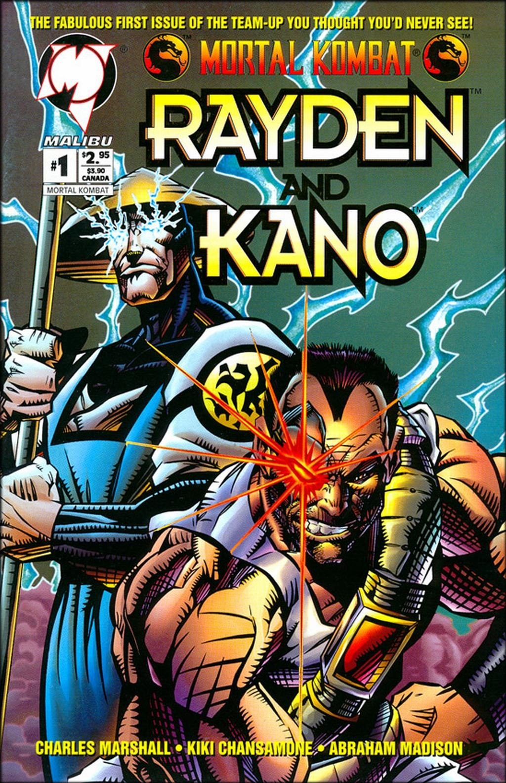 Portada ampliada de Mortal Kombat: Rayden and Kano
