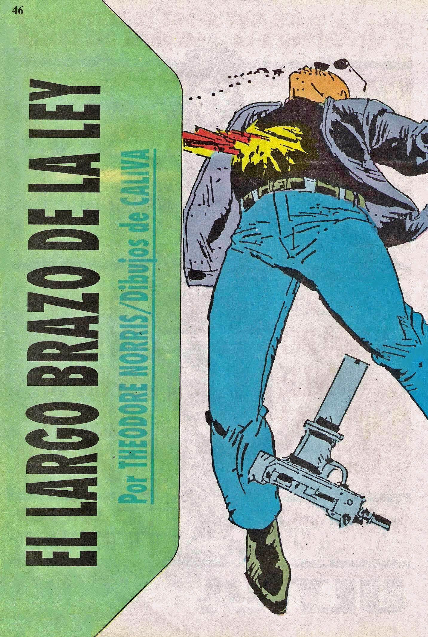 Portada ampliada de EL LARGO BRAZO DE LA LEY