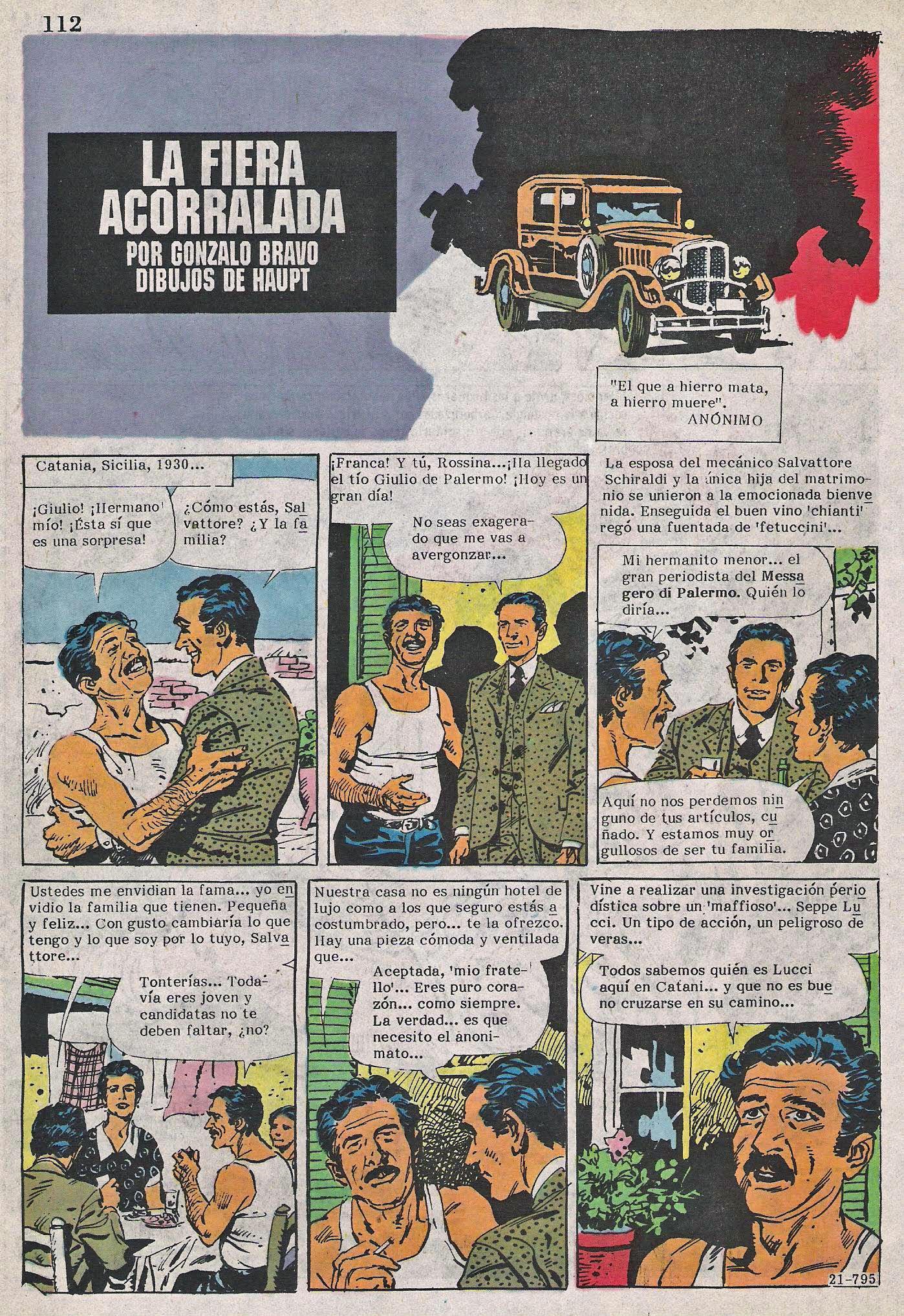 Portada ampliada de LA FIERA ACORRALADA