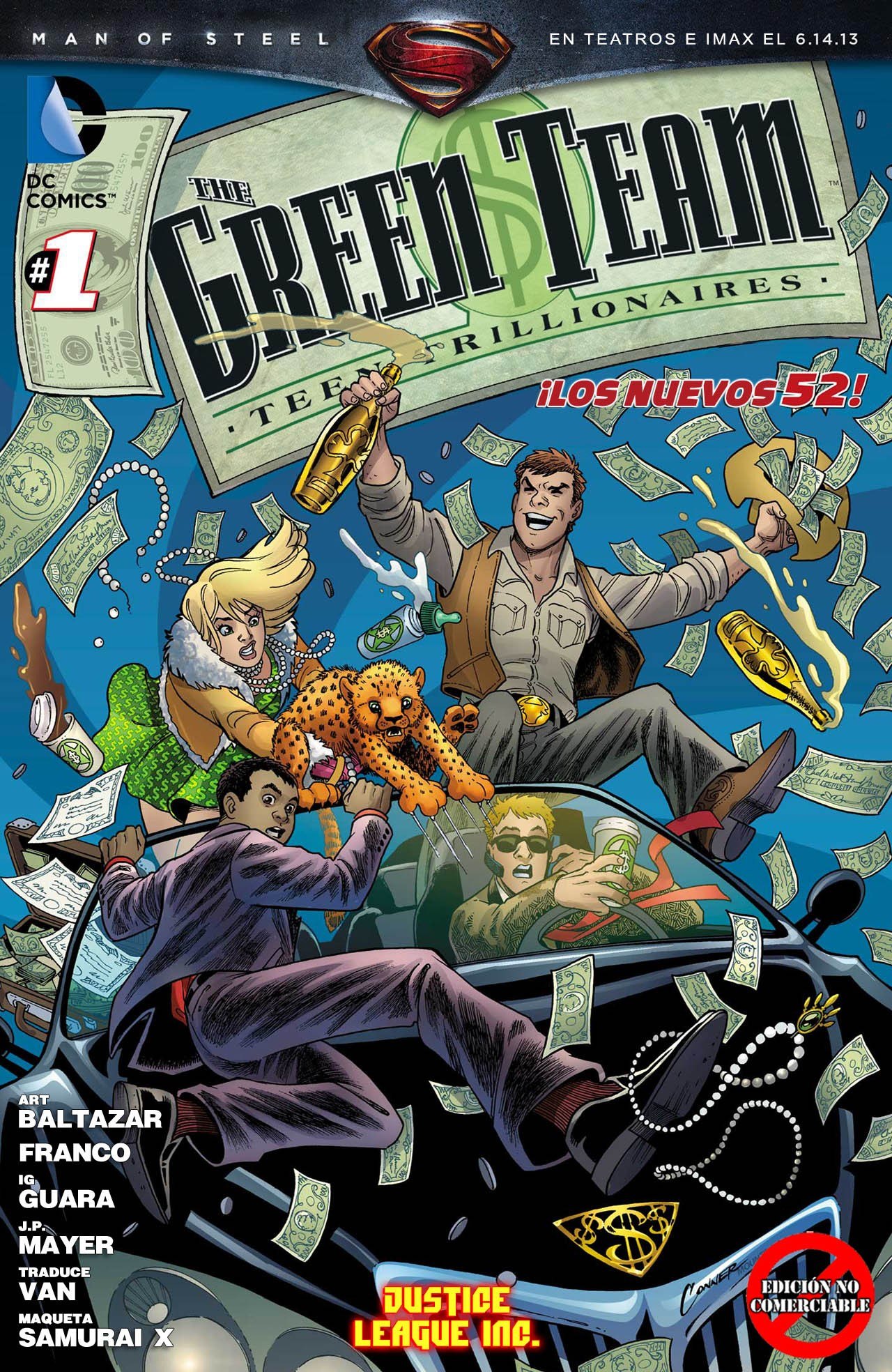 Portada ampliada de The Green Team: Teen Billionaires