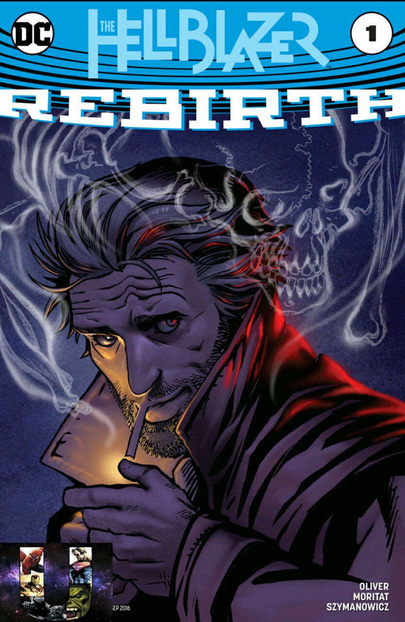 Portada ampliada de THE HELLBLAZER REBIRTH