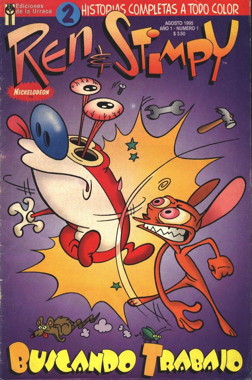 Portada ampliada de Ren & Stimpy