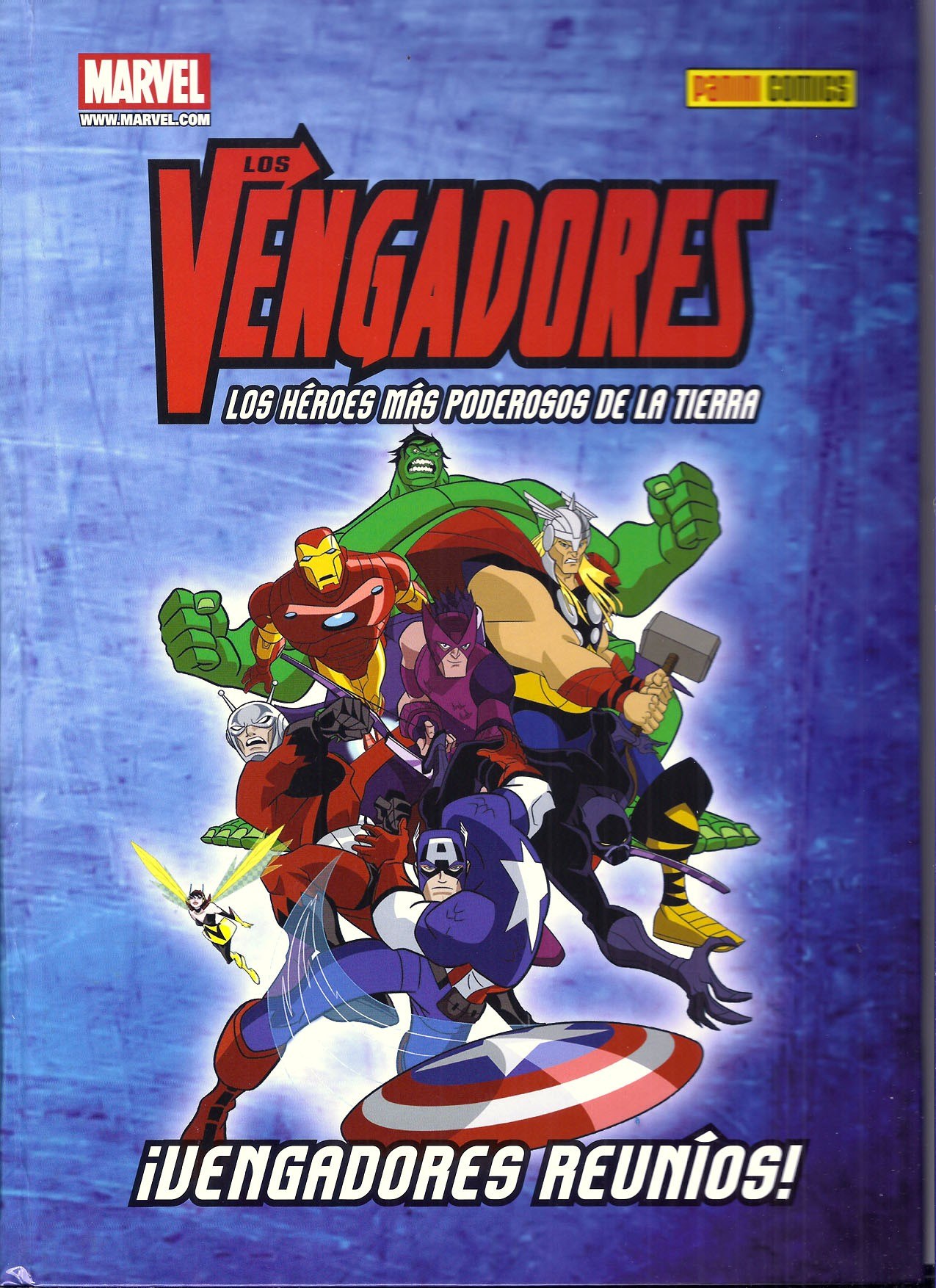 Portada ampliada de LOS VENGADORES