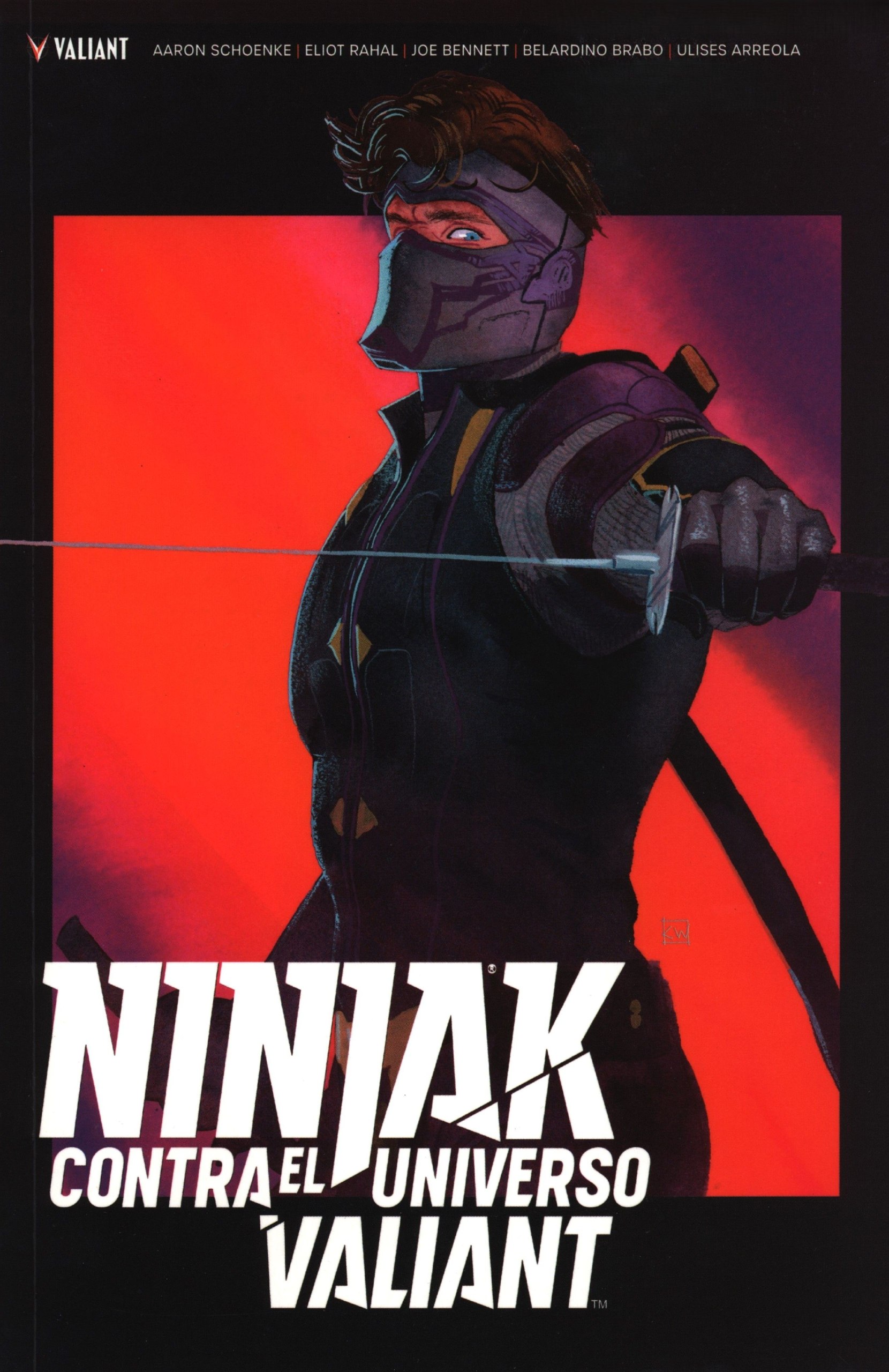 Portada ampliada de NINJAK CONTRA EL UNIVERSO VALIANT