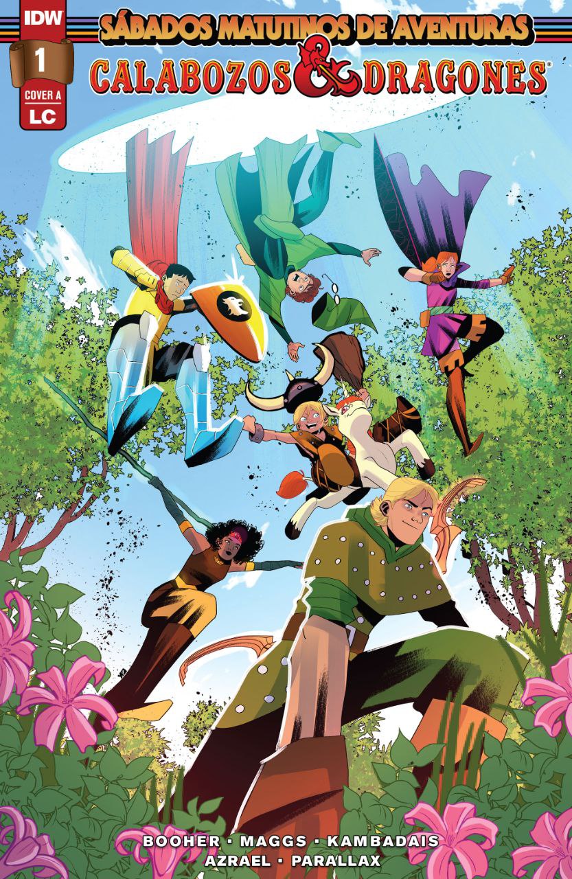 Portada ampliada de Sábados matutinos de aventuras Calabozos & Dragones