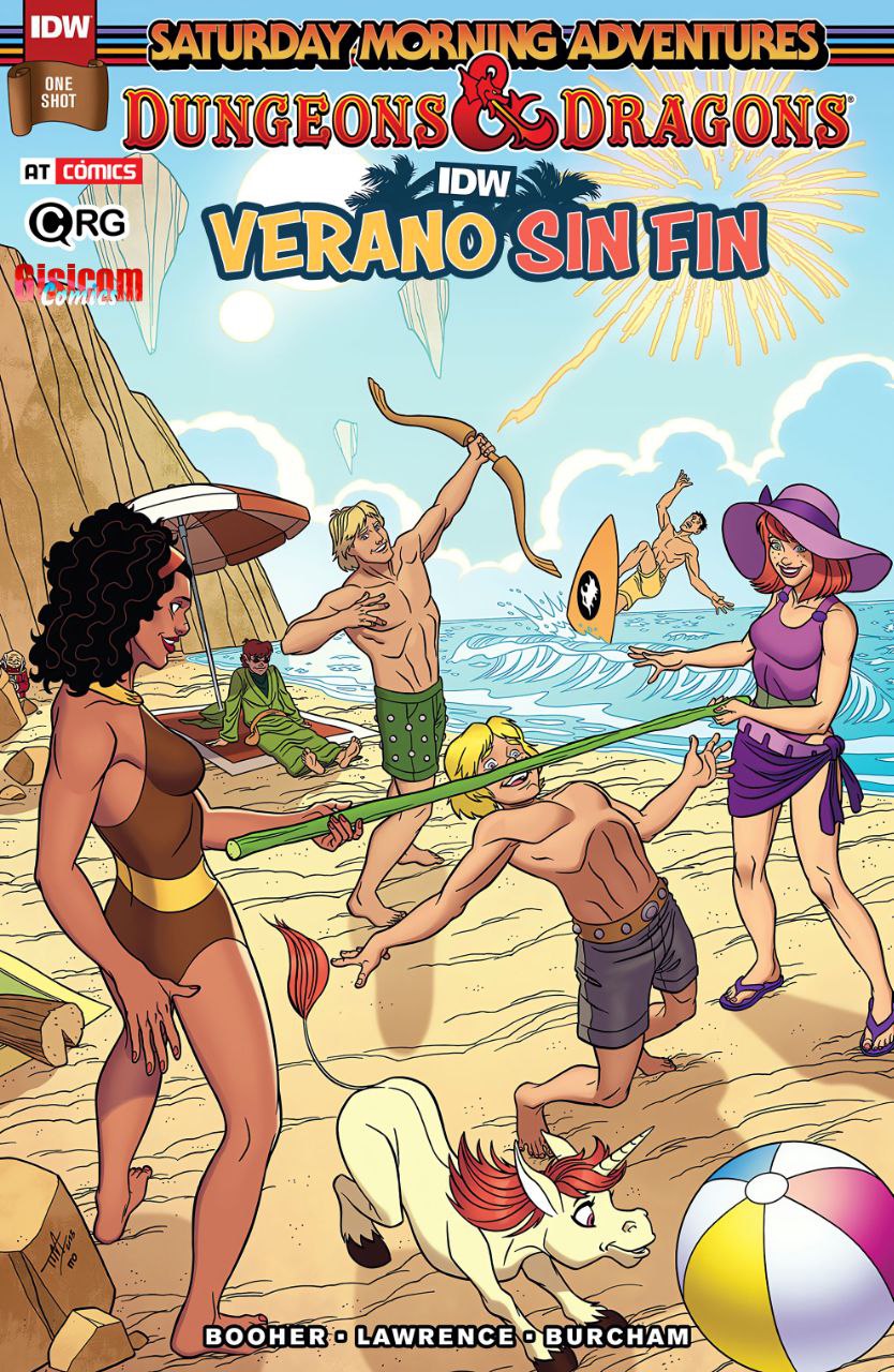 Portada ampliada de Dungeons & Dragons Verano Sin Fin