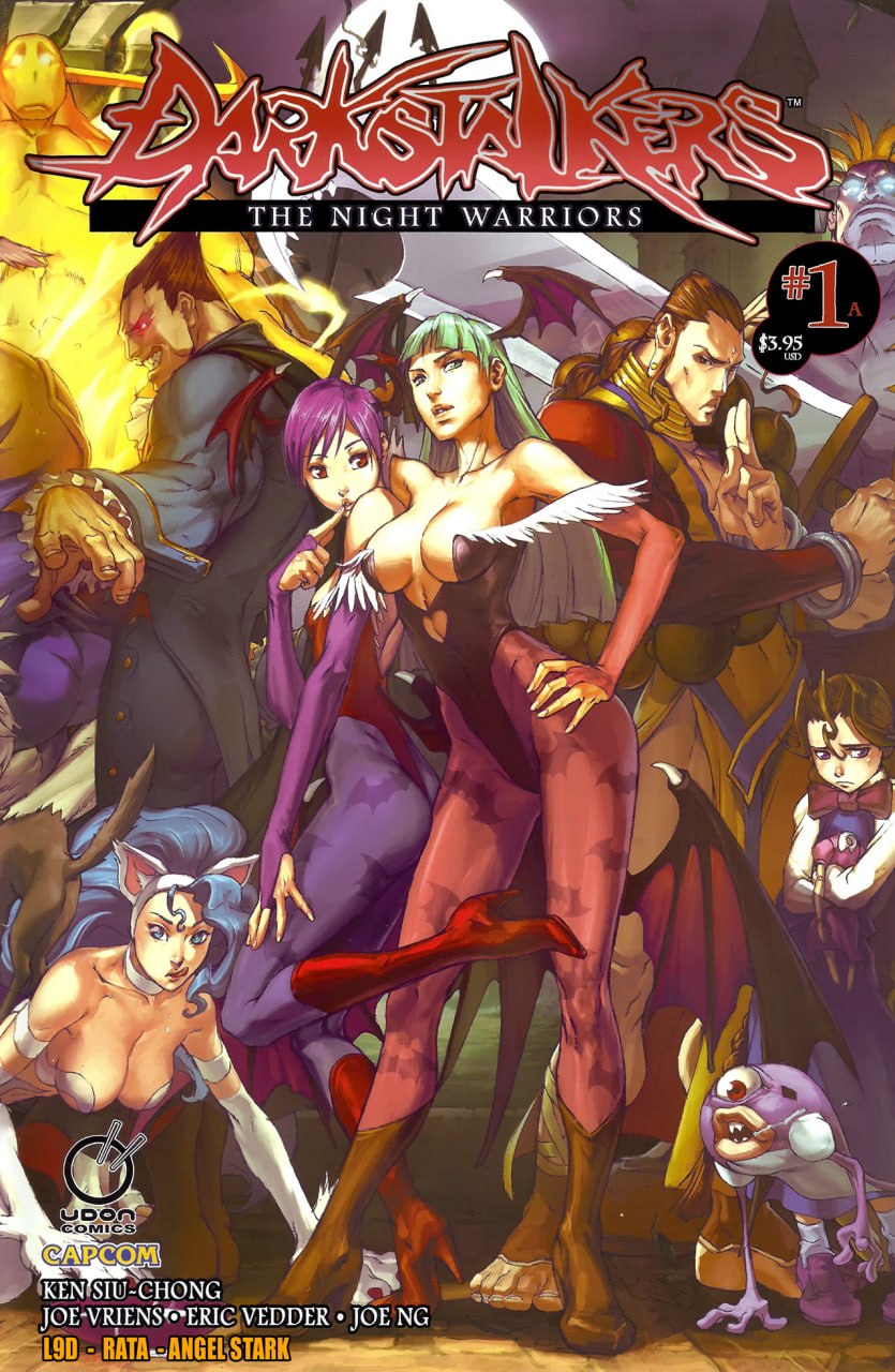 Portada ampliada de DARKSTALKERS: THE NIGHT WARRIORS