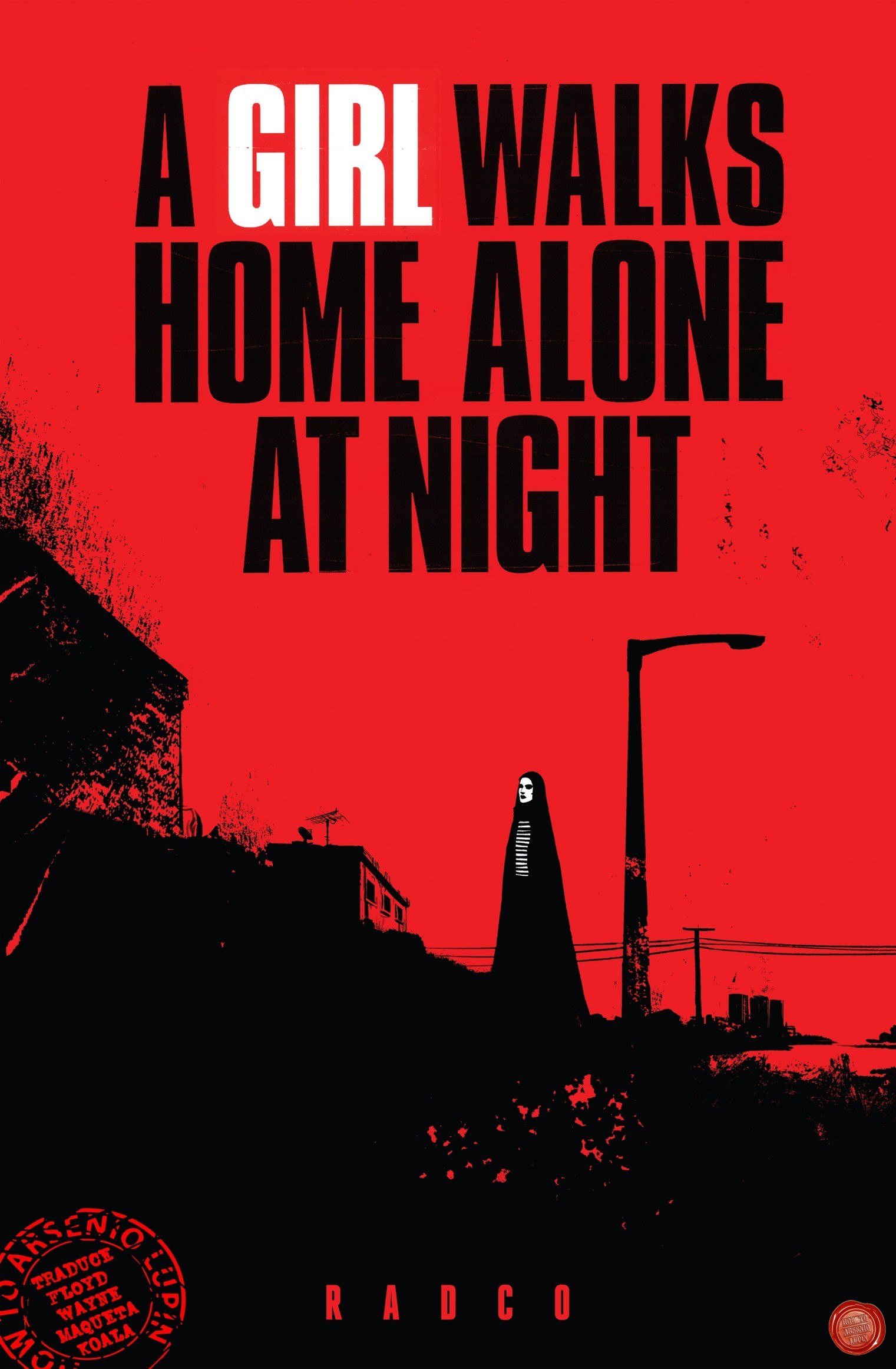 Portada ampliada de A GIRL WALKS HOME ALONE AT NIGHT
