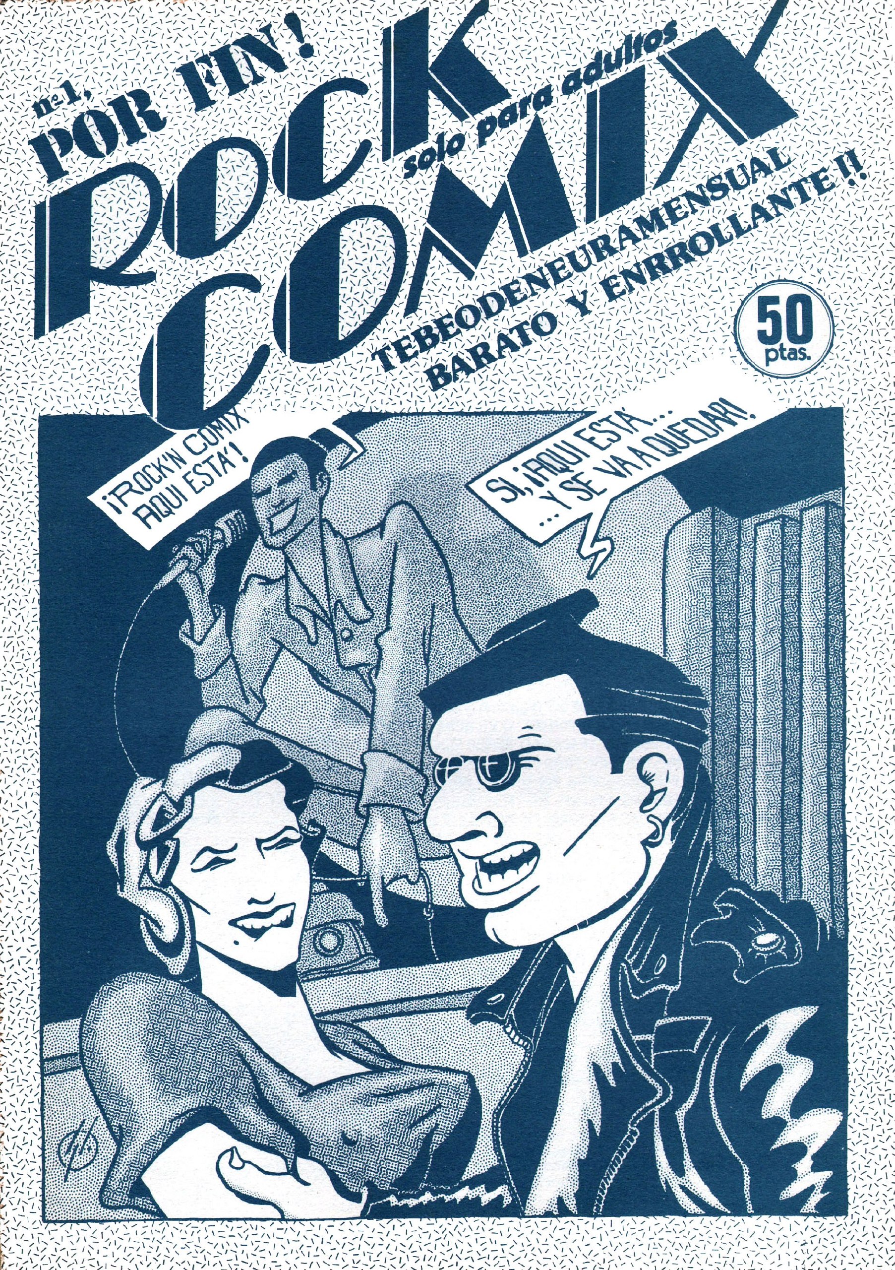 Portada ampliada de POR FIN! ROCK COMIX