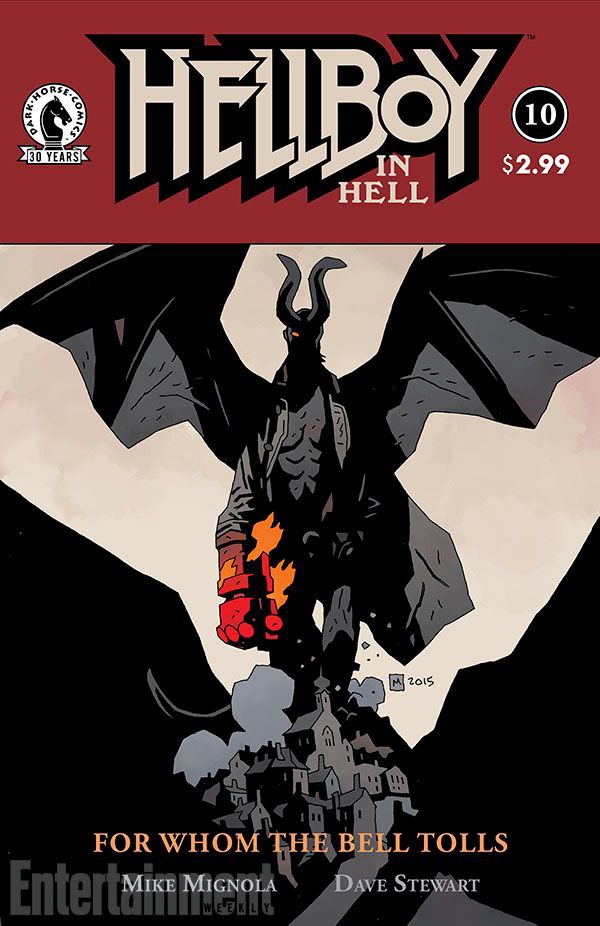 Portada ampliada de Hellboy in Hell