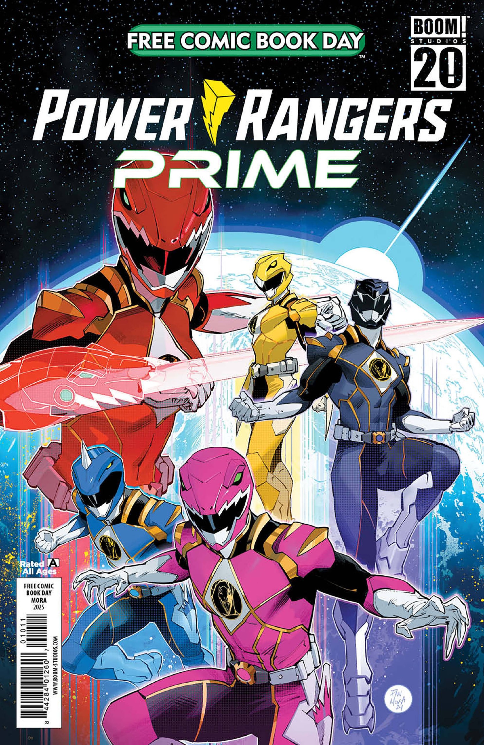 Portada ampliada de POWER RANGERS PRIME