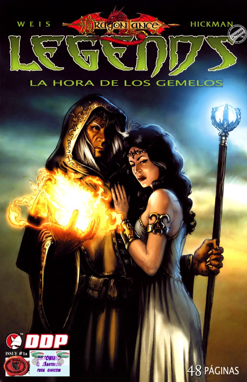 Portada ampliada de LEGENDS LA HORA DE LOS GEMELOS