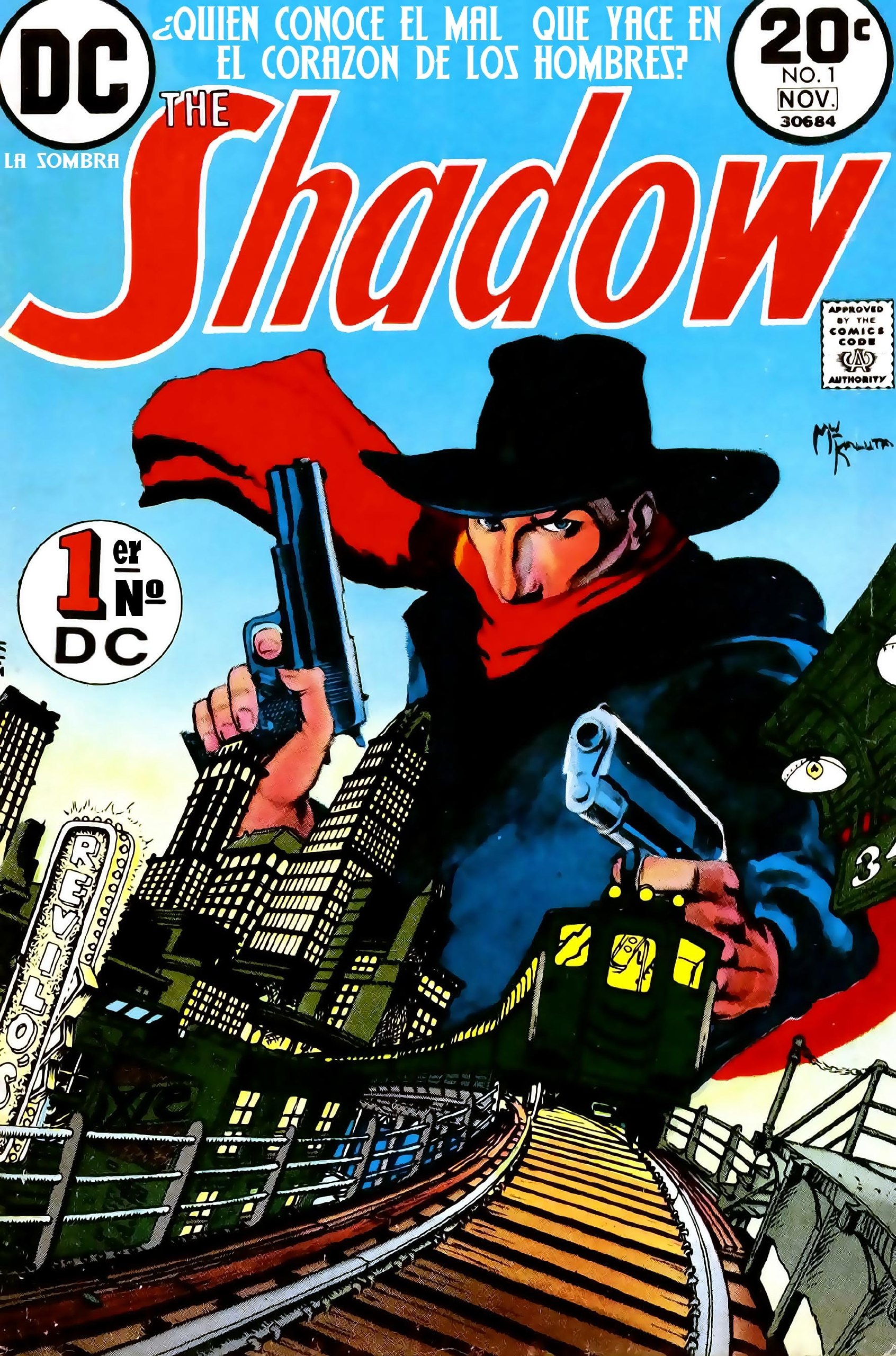 Portada ampliada de The Shadow