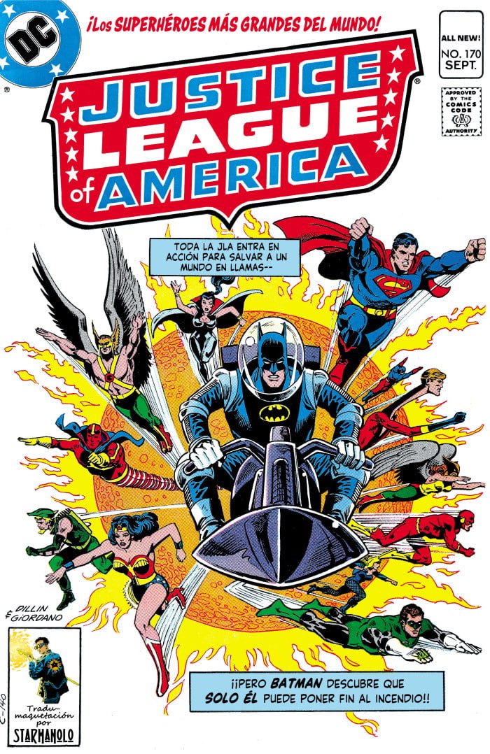 Portada ampliada de JUSTICE LEAGUE of AMERICA