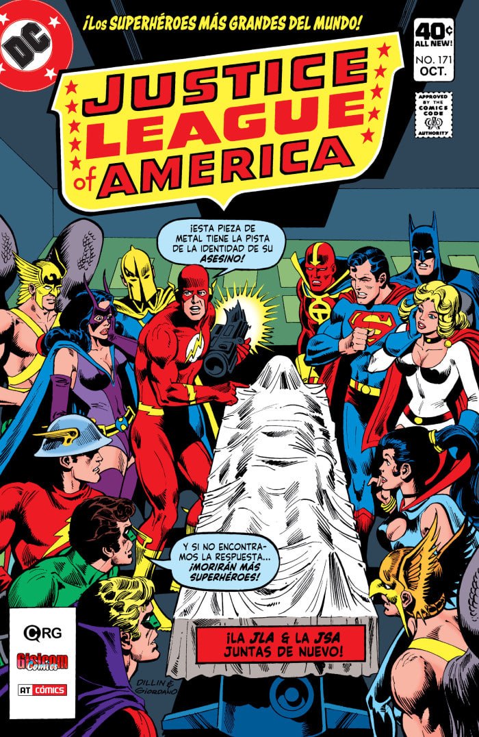Portada ampliada de JUSTICE LEAGUE of AMERICA
