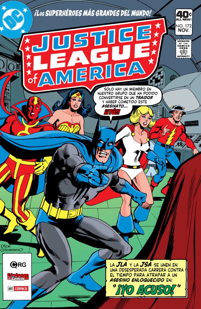 Portada ampliada de Justice League of America